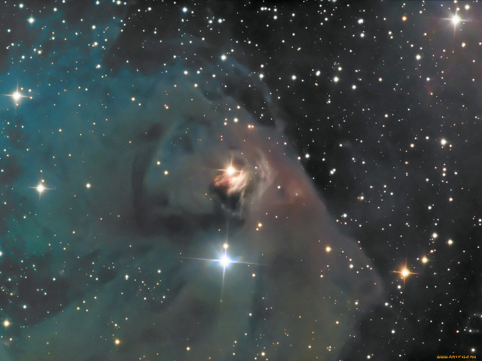 тельца, космос, галактики, туманности