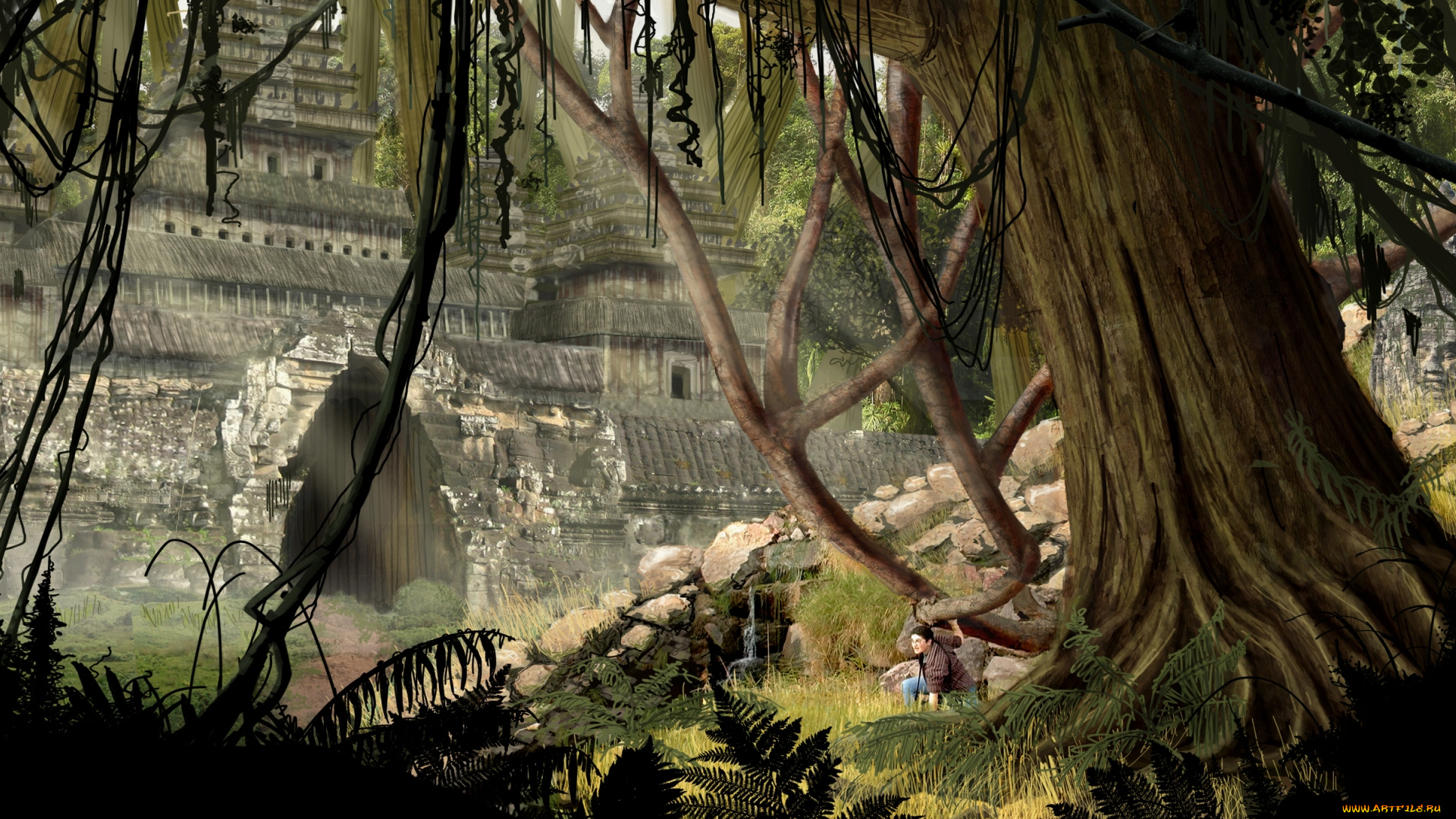 3д, графика, nature, landscape, природа