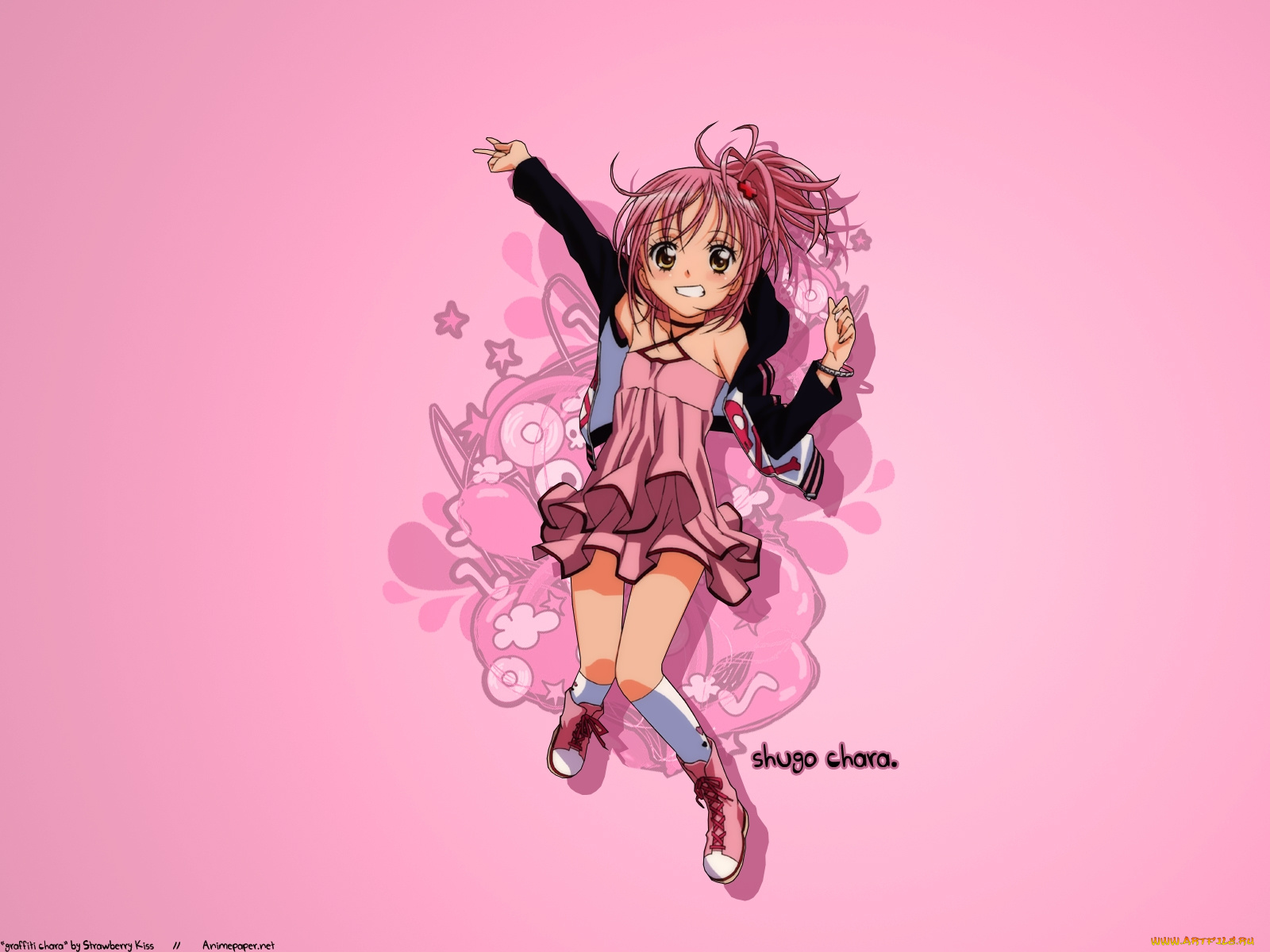 аниме, shugo, chara