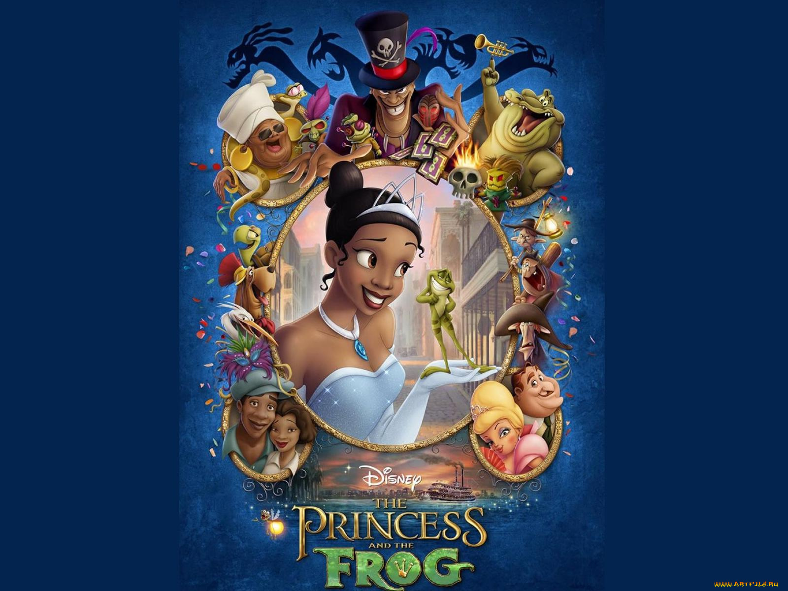 мультфильмы, the, princess, and, frog, disney