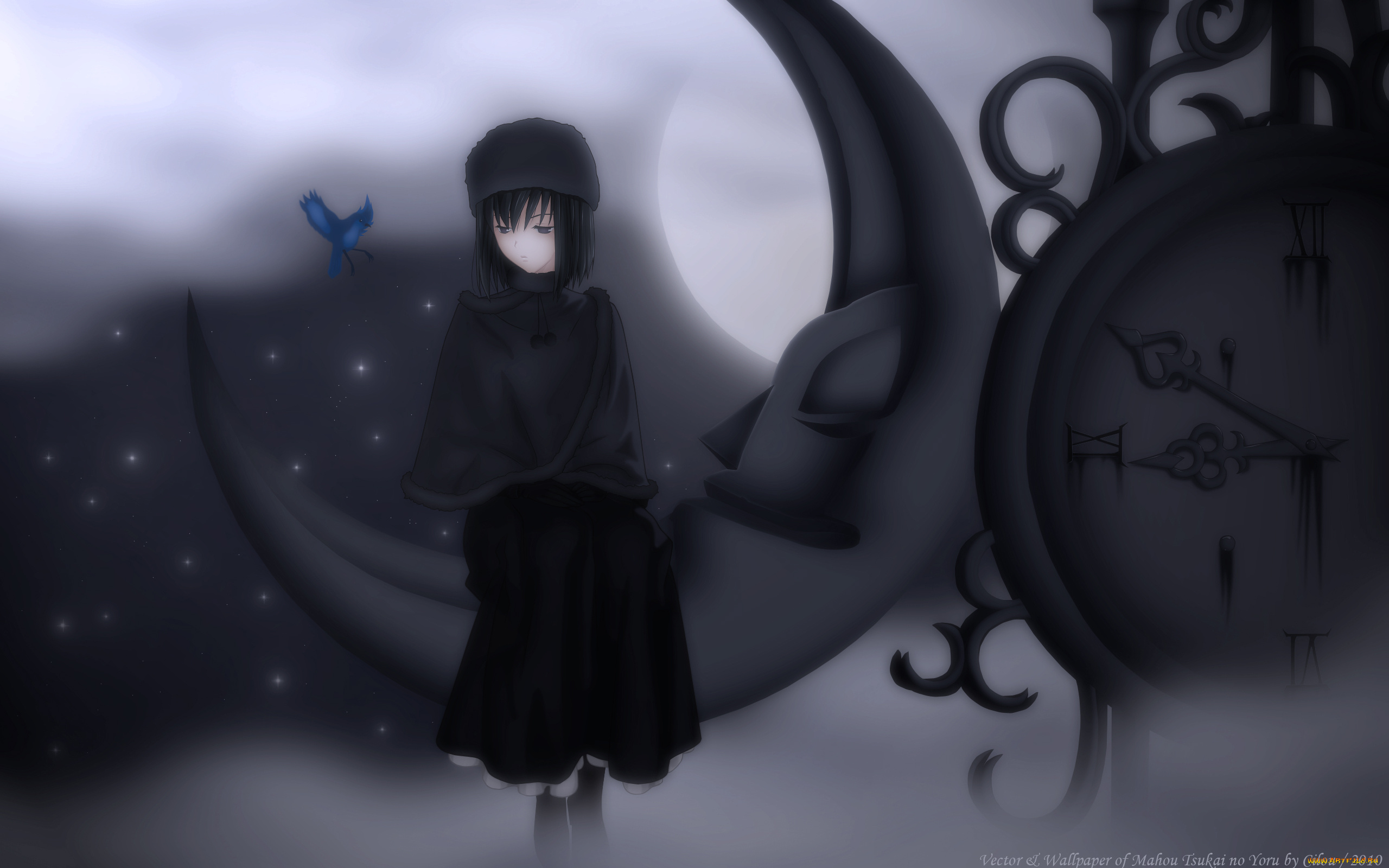 mahou, tsukai, no, yoru, visual, novel, аниме