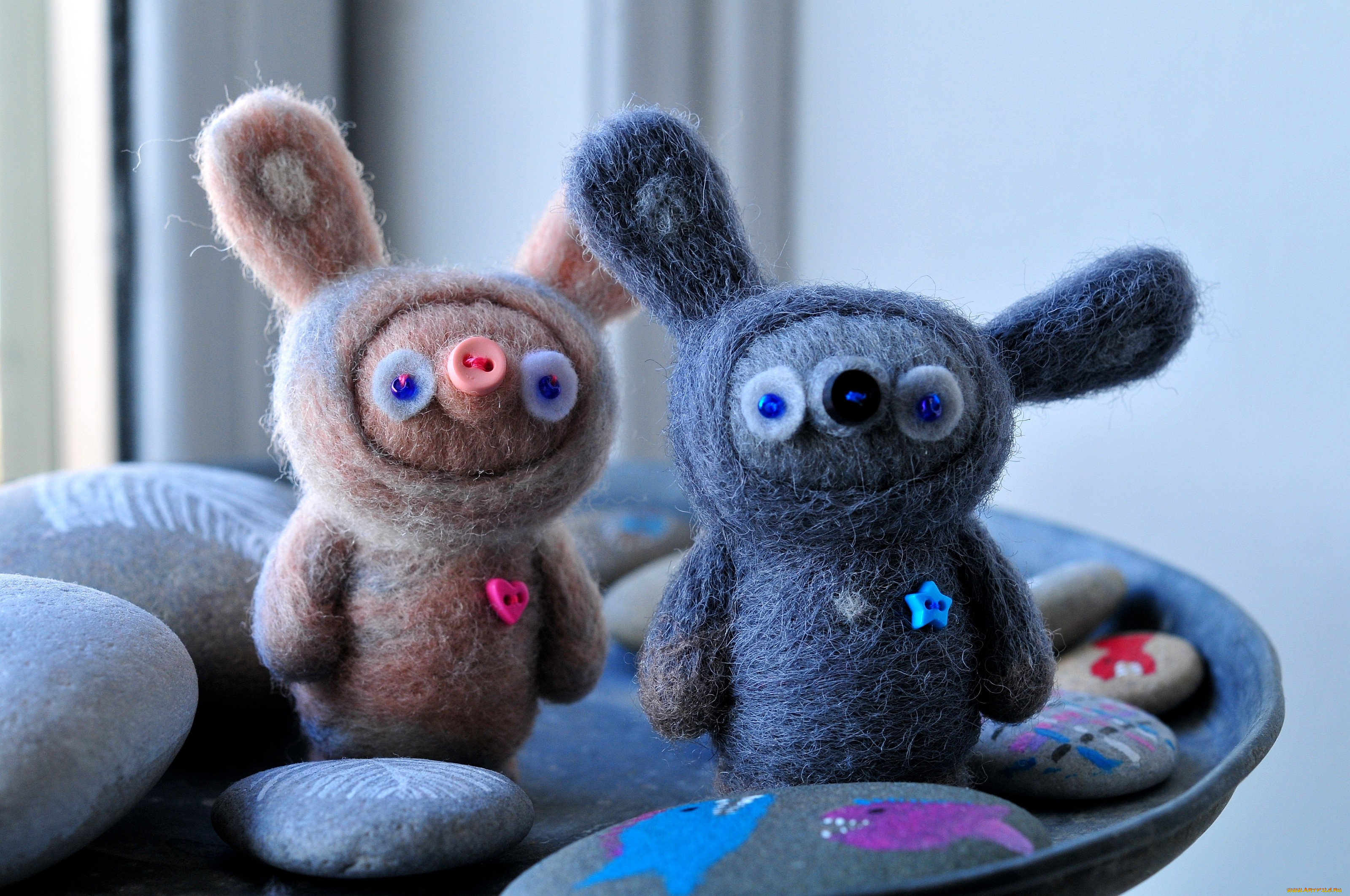 разное, игрушки, войлок, камешки