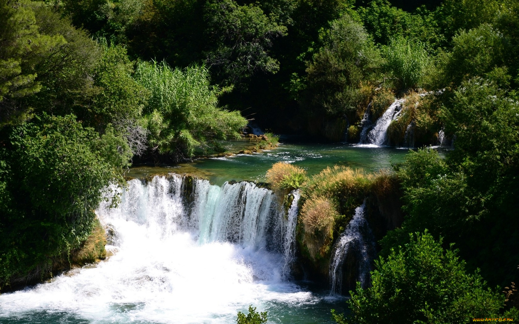 природа, водопады