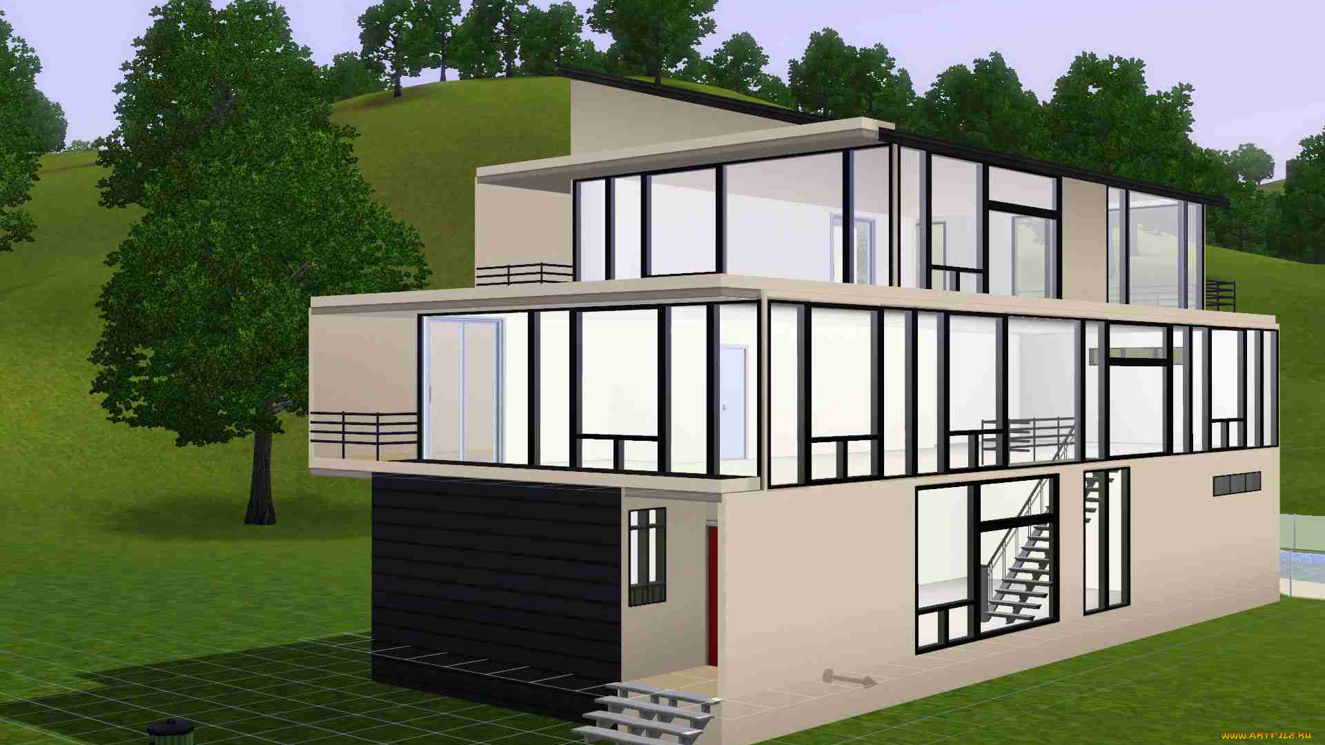 3д, графика, architecture, архитектура, дом