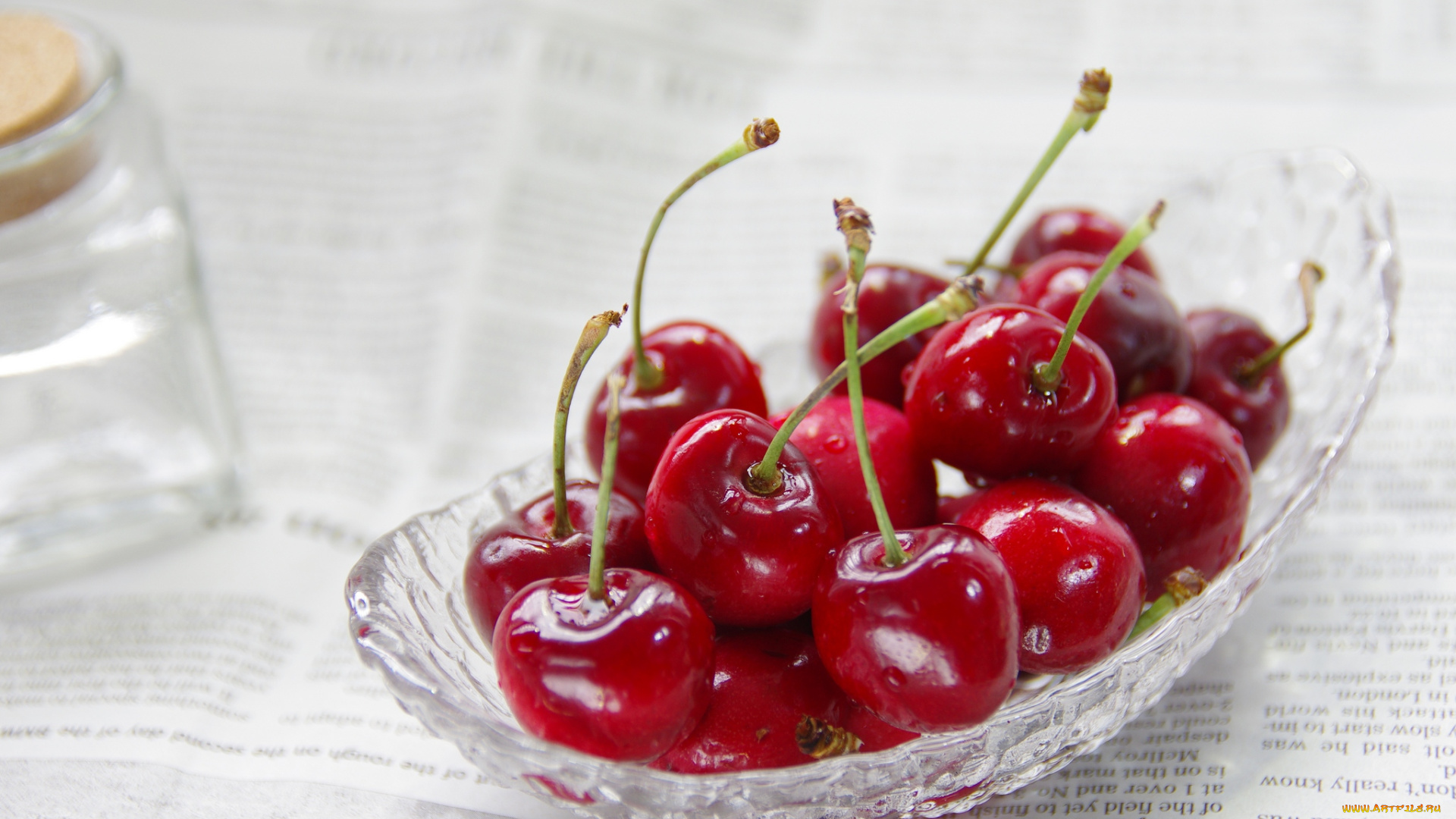 еда, вишня, черешня, вишни