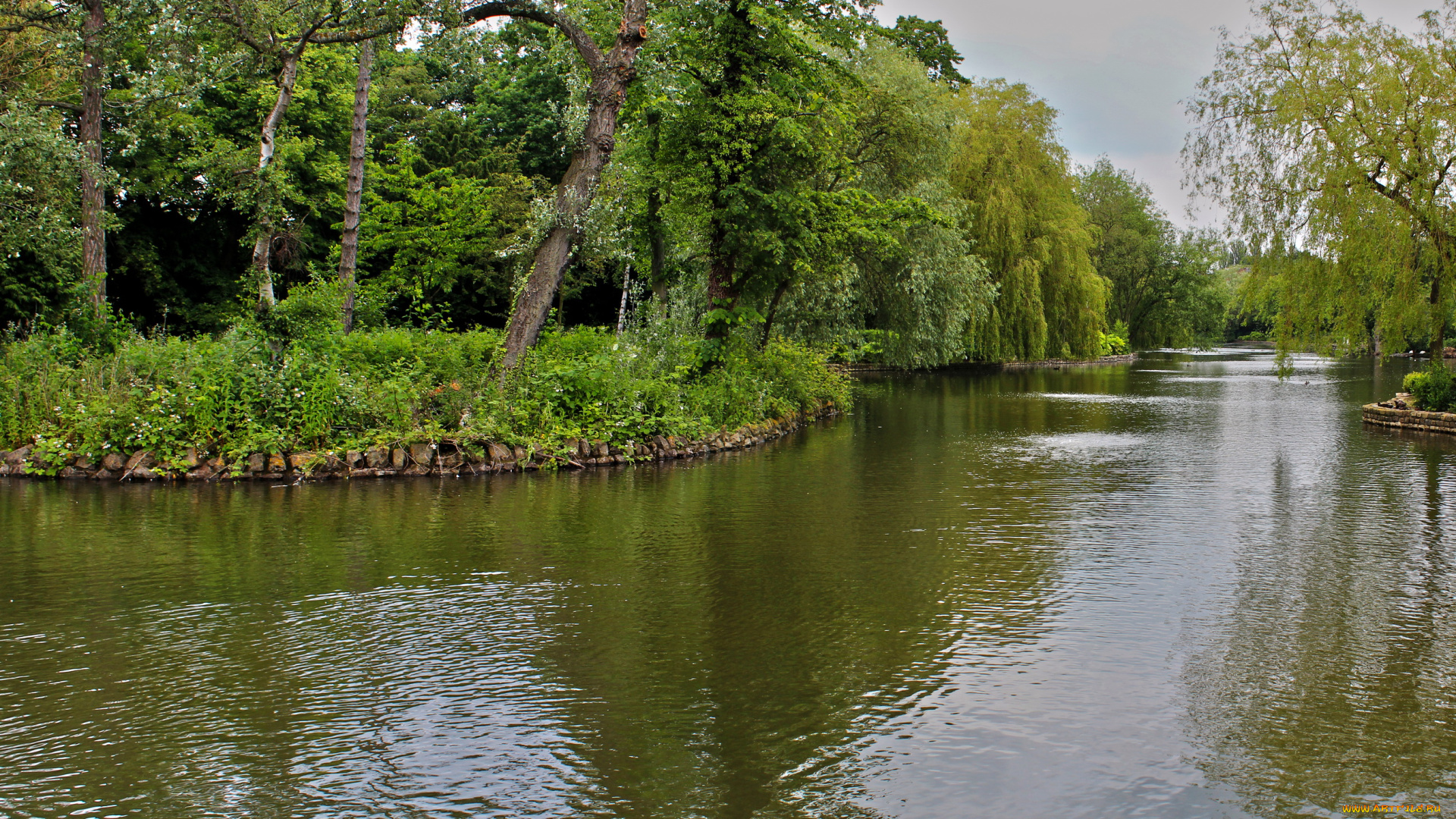 ropner, park, stockton, on, tees, англия, природа, парк, водоем, деревья