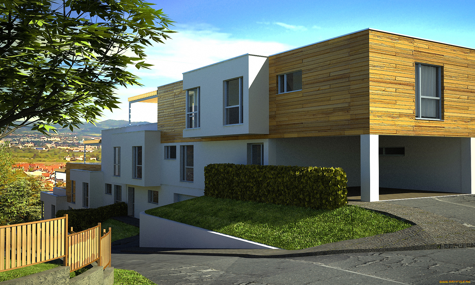 3д, графика, architecture, архитектура, дом