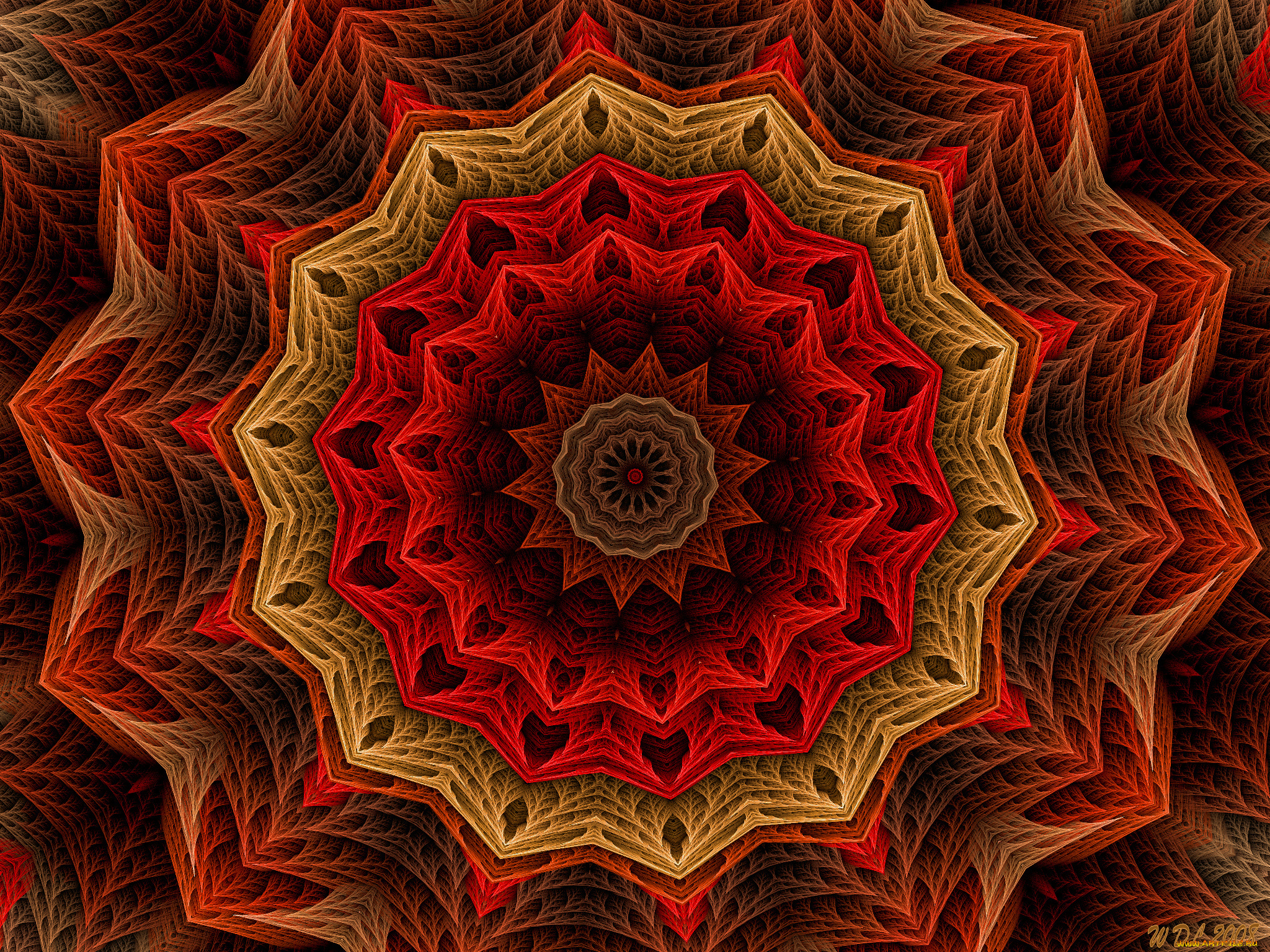 3д, графика, fractal, фракталы, цвета, узор