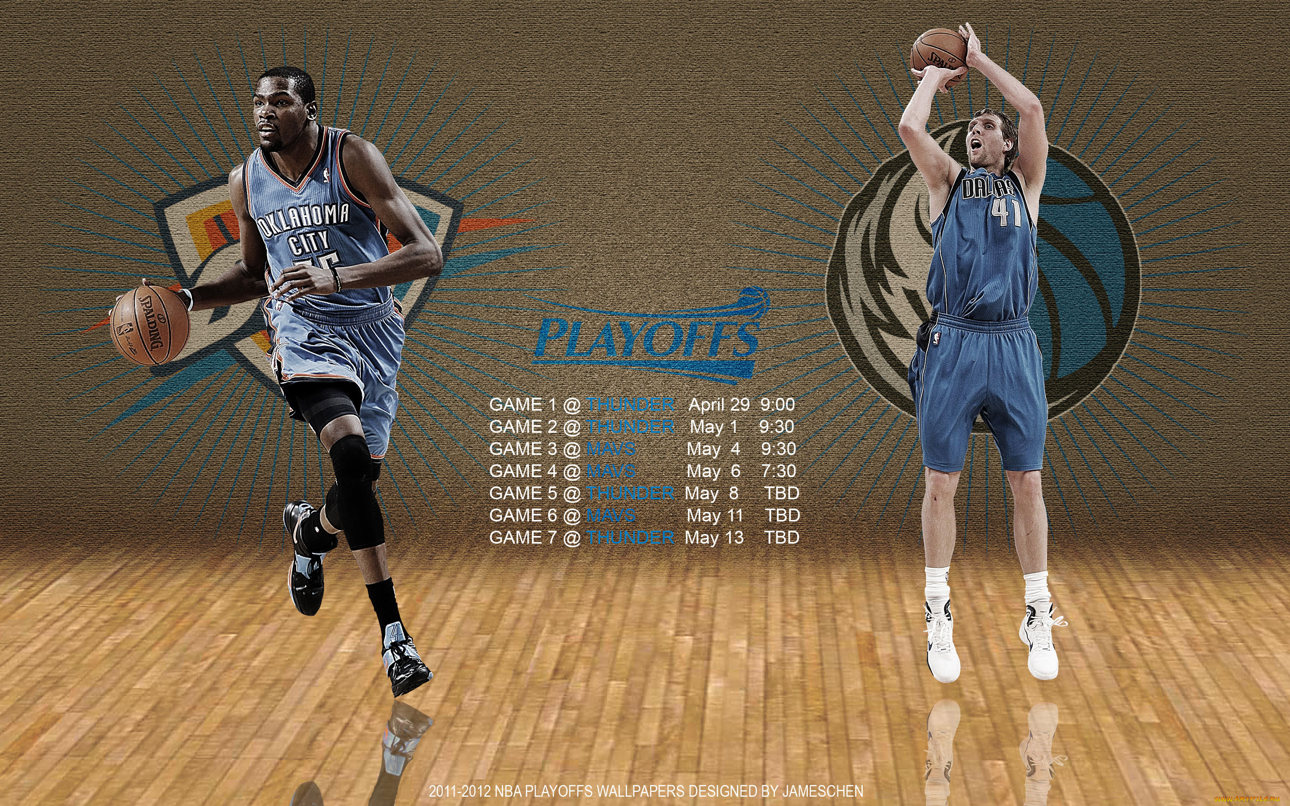 thunder, mavericks, 2012, nba, playoffs, спорт, баскетбол, нба, матч