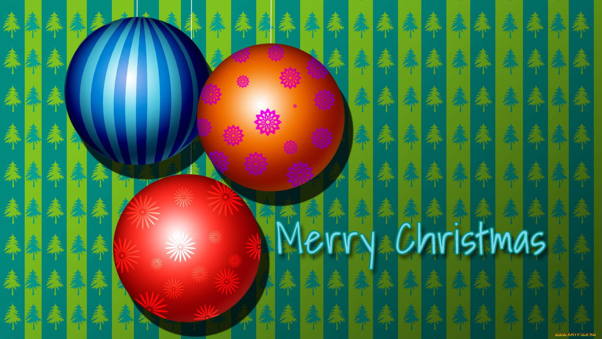 праздничные, векторная, графика, , новый, год, шары