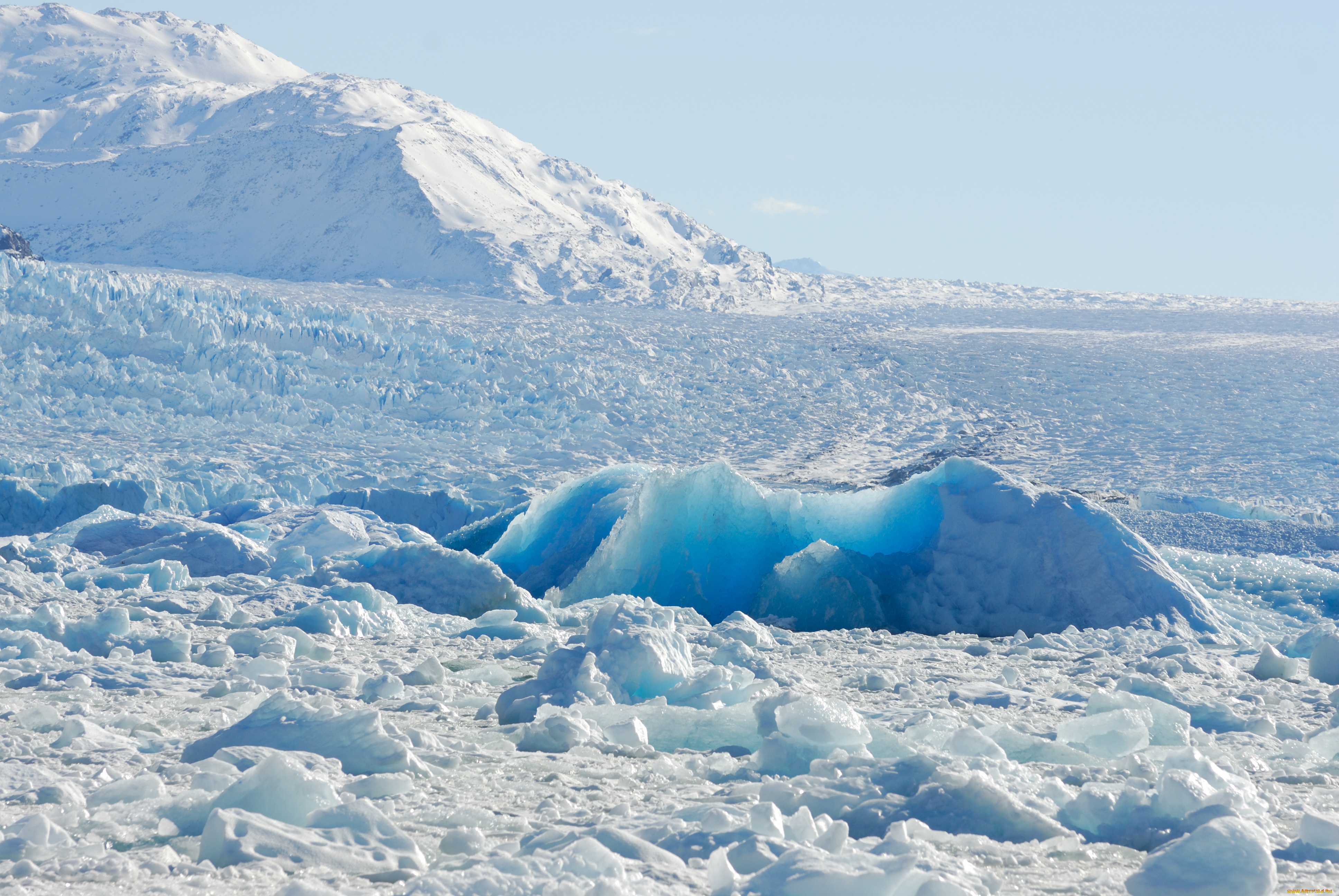 природа, зима, лёд, снег, холод