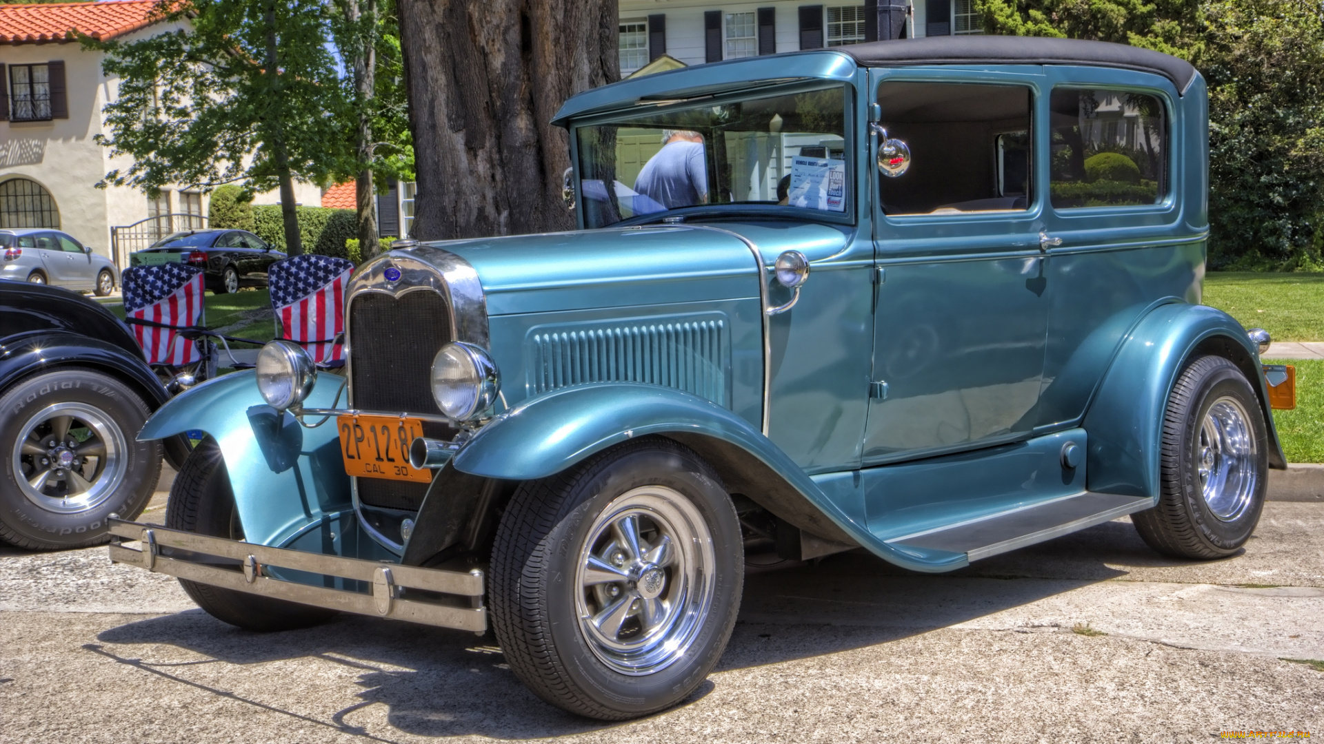 1930, ford, model, a, tudor, автомобили, выставки, и, уличные, фото, выставка, автошоу