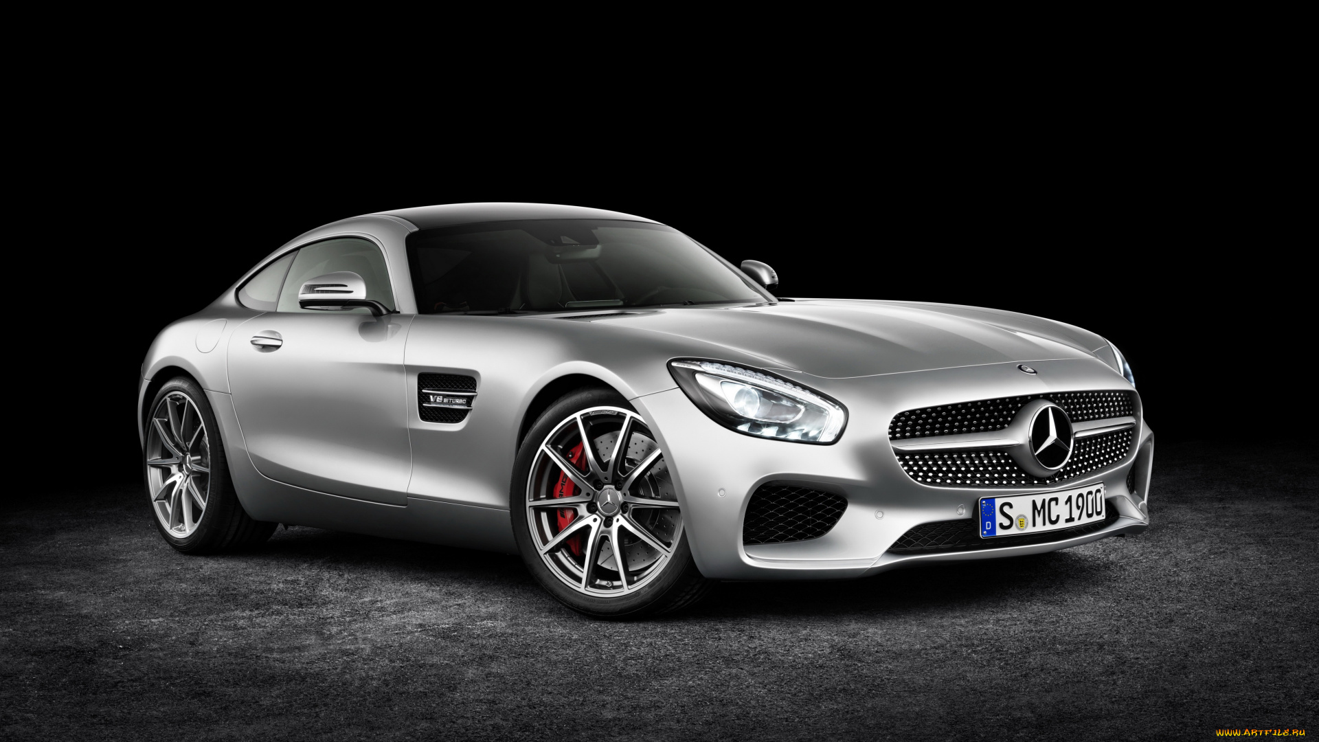 2014, mercedes-benz, amg, gt, автомобили, mercedes-benz, тюнинг, серебристый