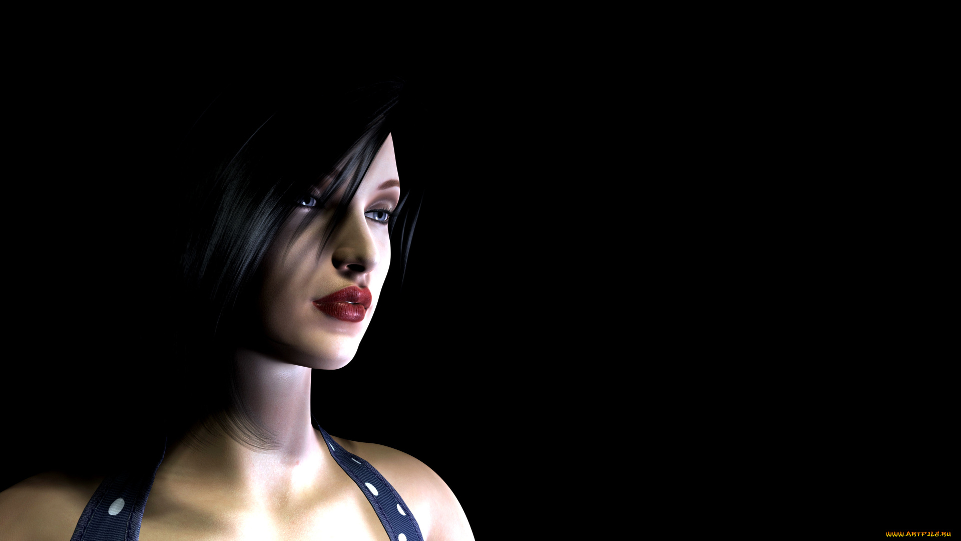 3д, графика, портрет, , portraits, фон, взгляд, девушка