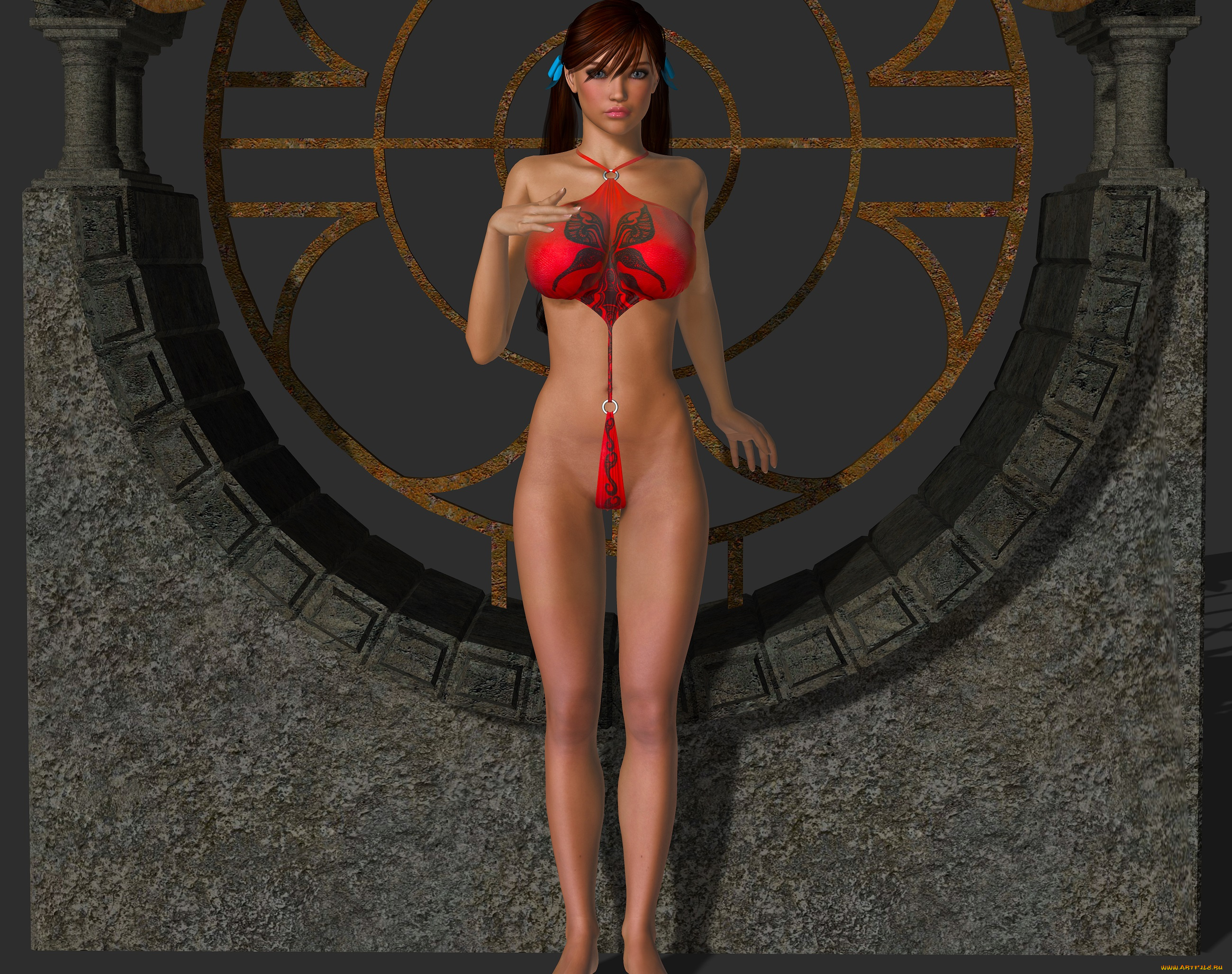 3д, графика, люди, , people, знак, фон, взгляд, девушка