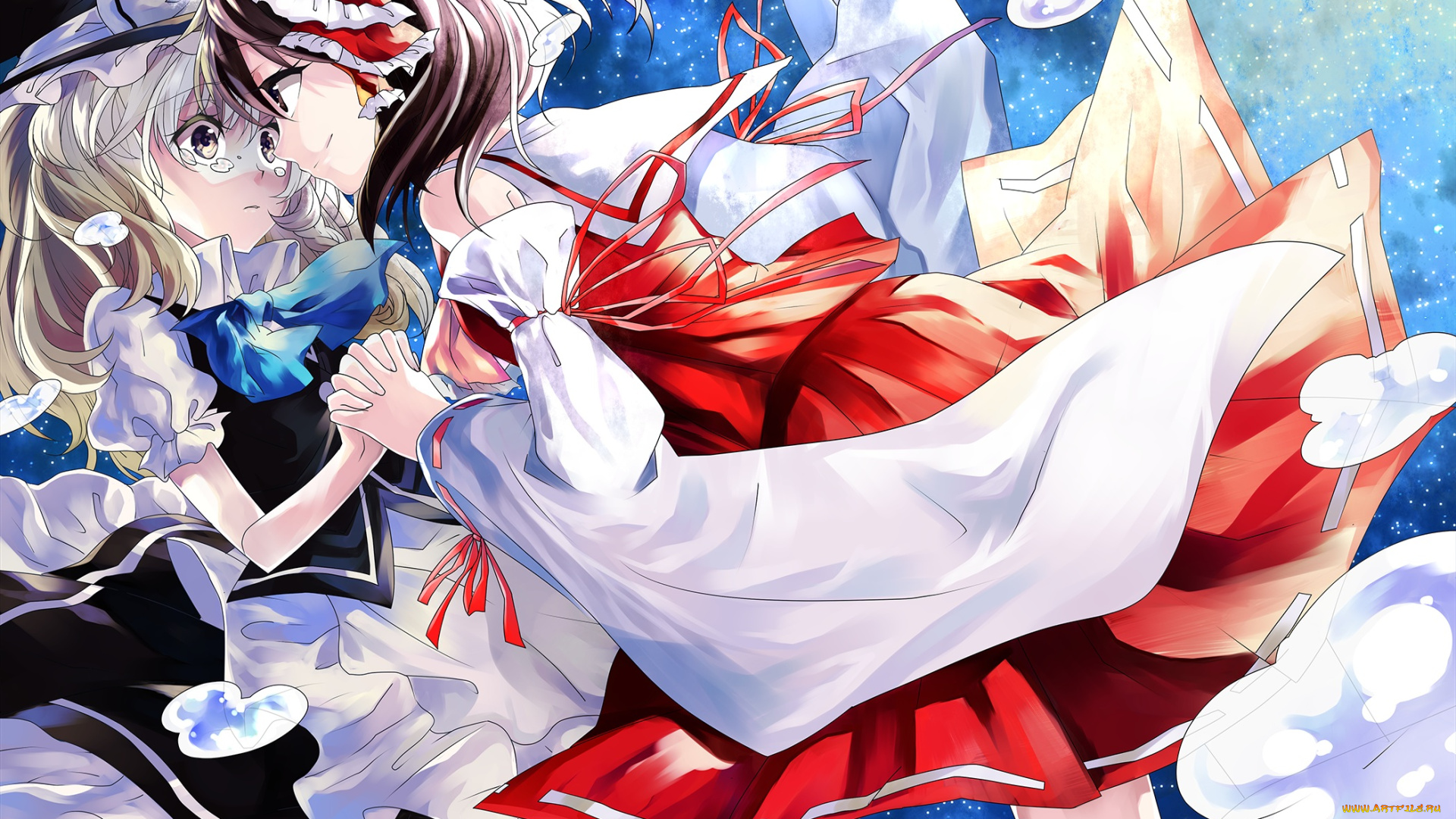 аниме, touhou, девочки