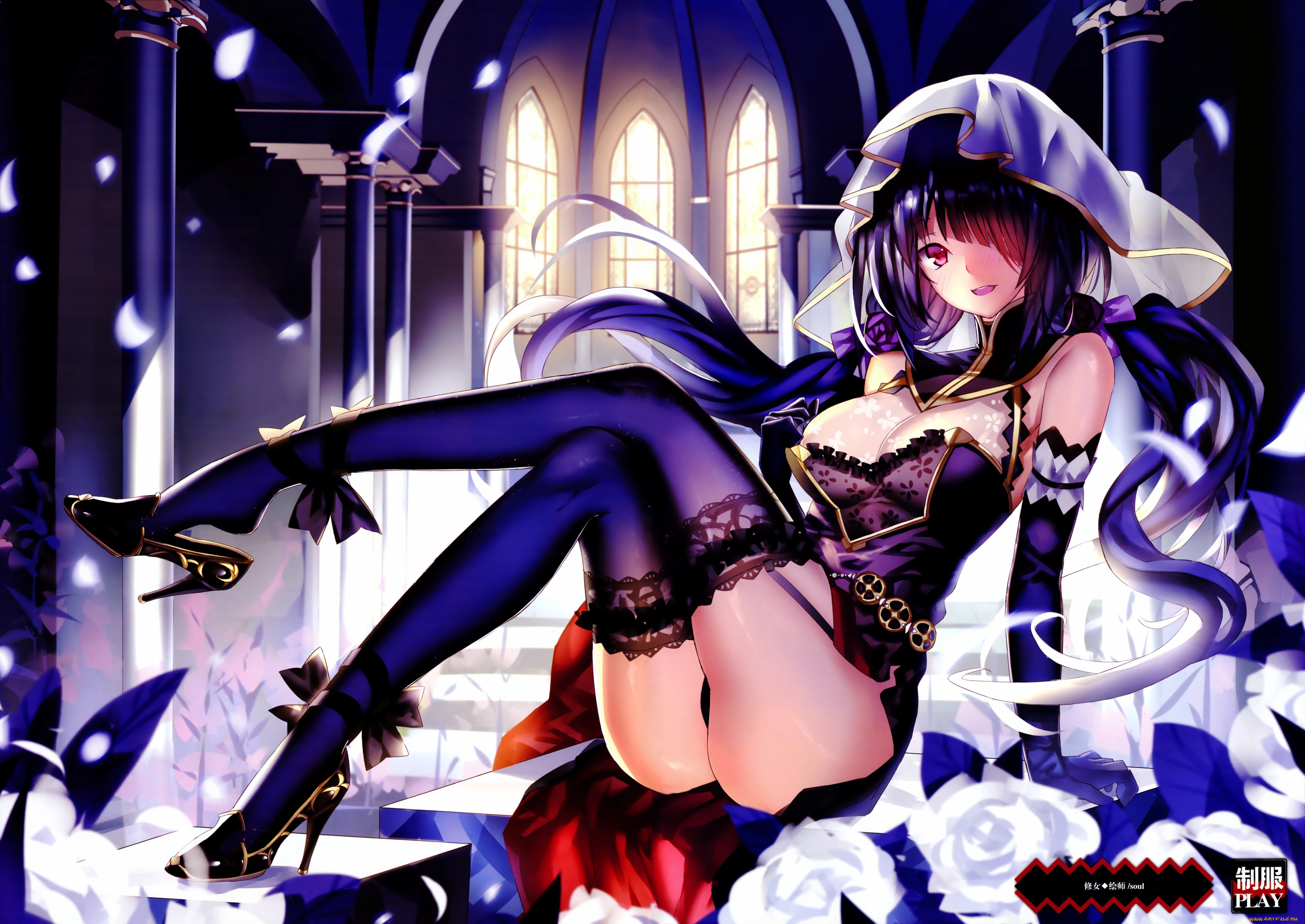 аниме, date, a, live, date, a, live, tokisaki, kurumi, miyazaki, byou, девушка