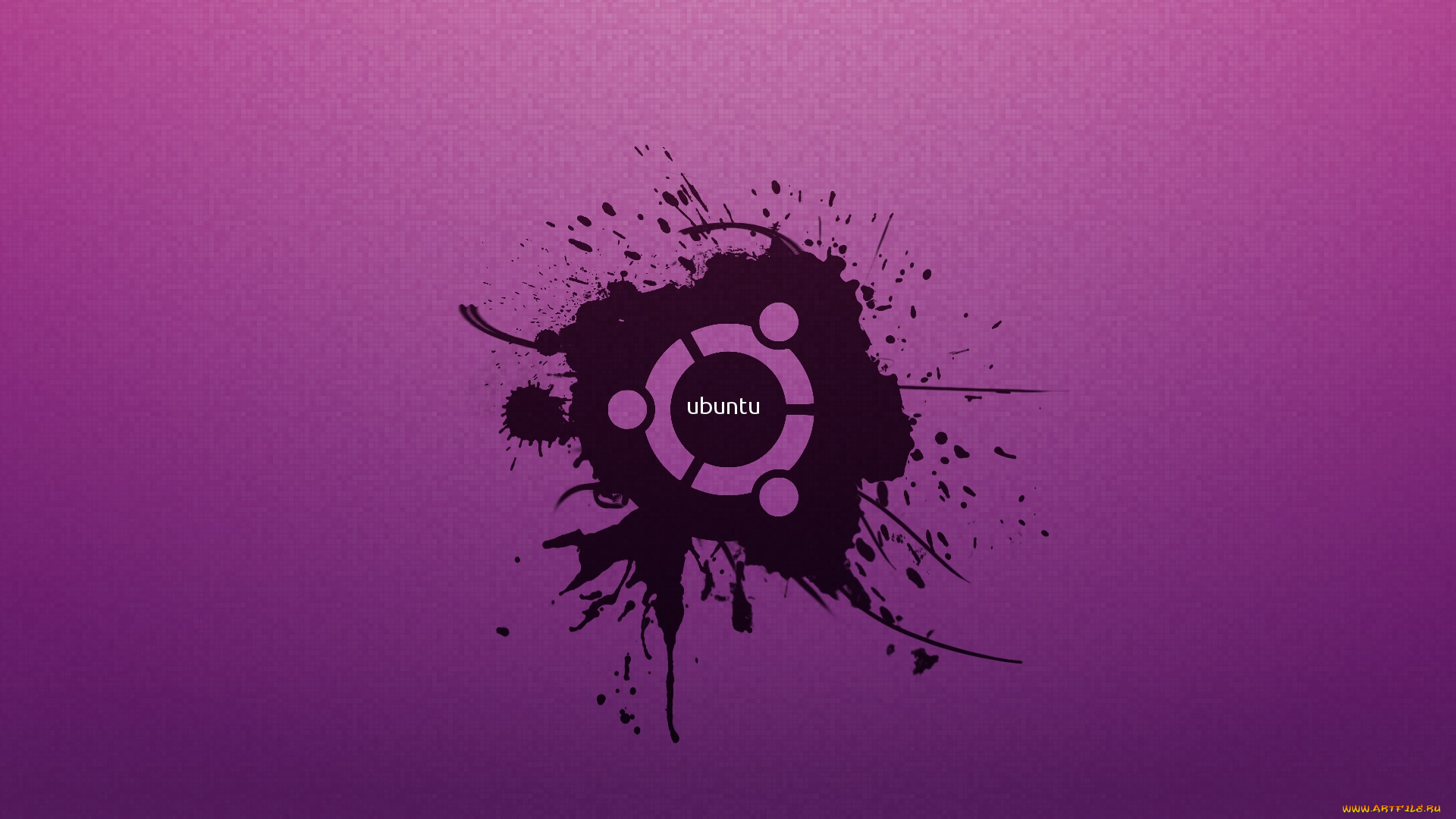 компьютеры, ubuntu, linux, фон, логотип