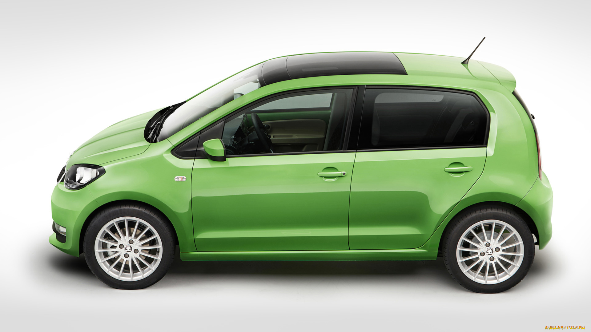 skoda, citigo, 5-door, 2017, автомобили, skoda, citigo, 5-door, салатовая, 2017