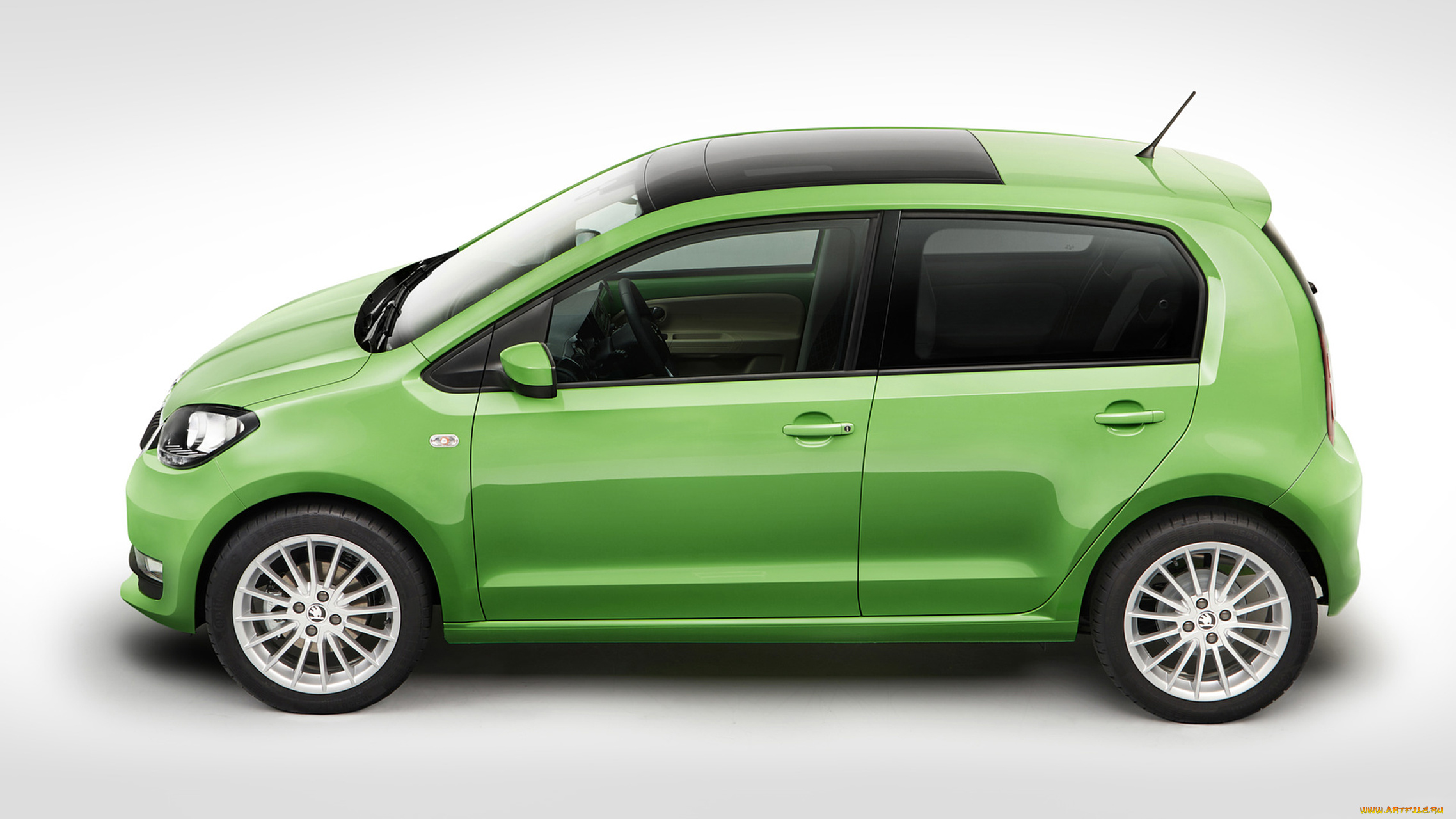 skoda, citigo, 5-door, 2017, автомобили, skoda, citigo, 5-door, салатовая, 2017