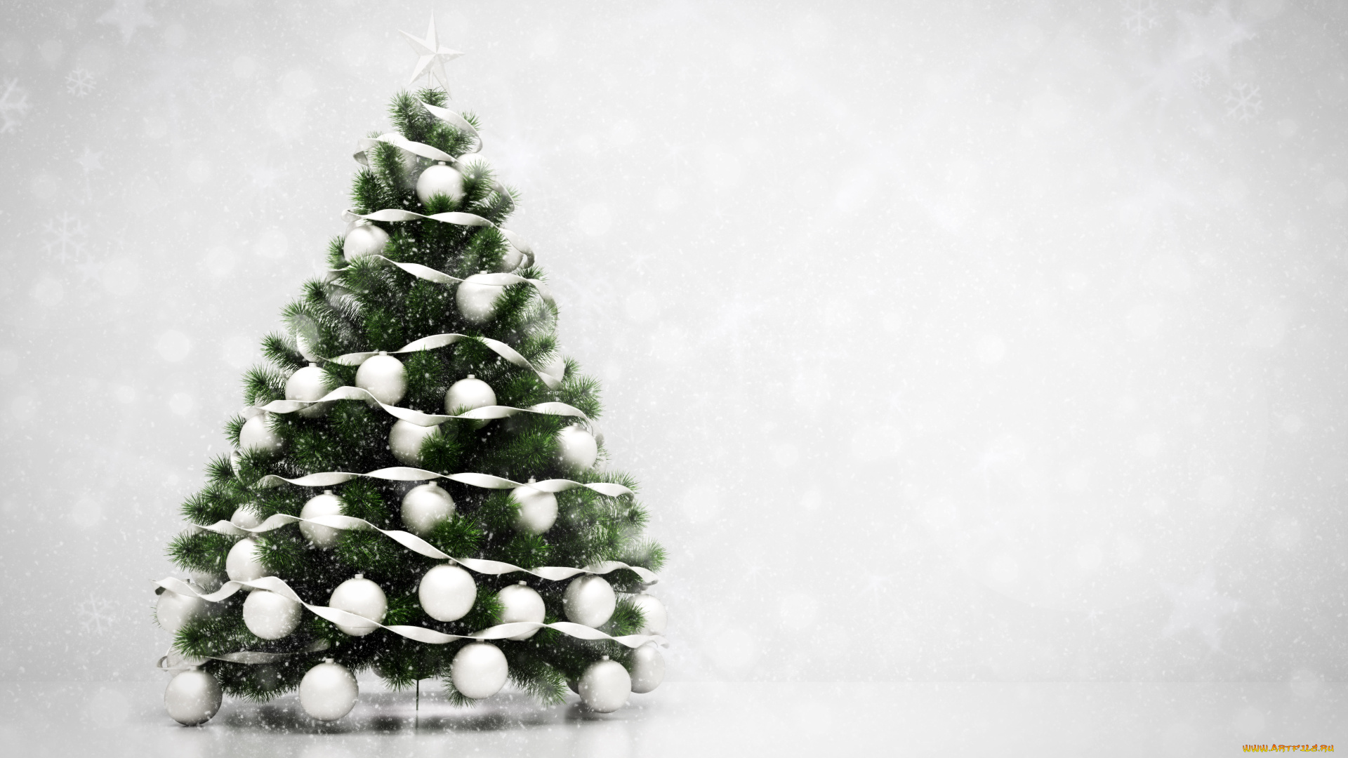 праздничные, 3д, графика, , новый, год, christmas, рождество, новый, год, елка, украшения, шары