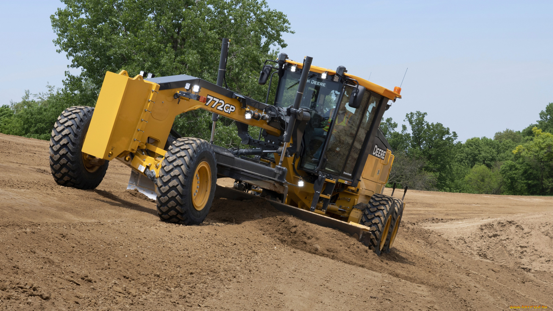 техника, грейдеры, john