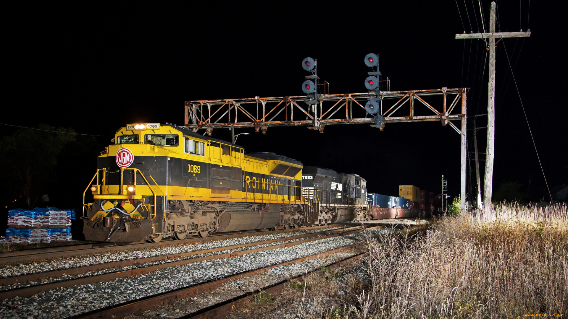 техника, поезда, локомотив, состав