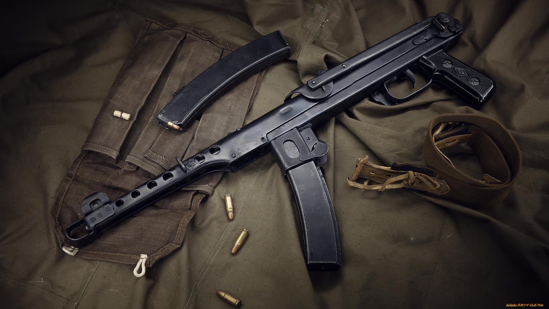 оружие, автоматы, патроны, ремень, ппс-43