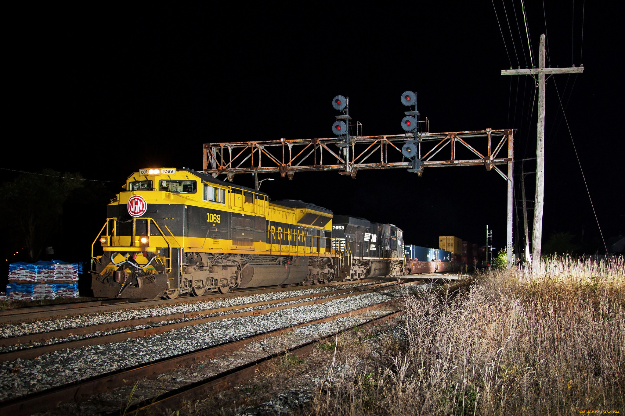 техника, поезда, локомотив, состав