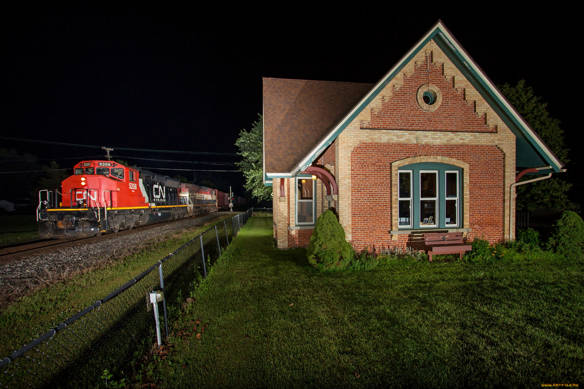 техника, поезда, локомотив, состав