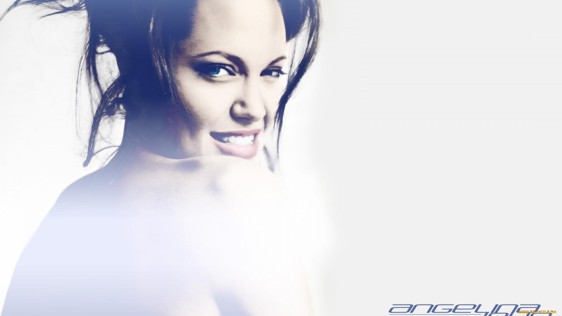 девушки, angelina, jolie, брюнетка, актриса, лицо