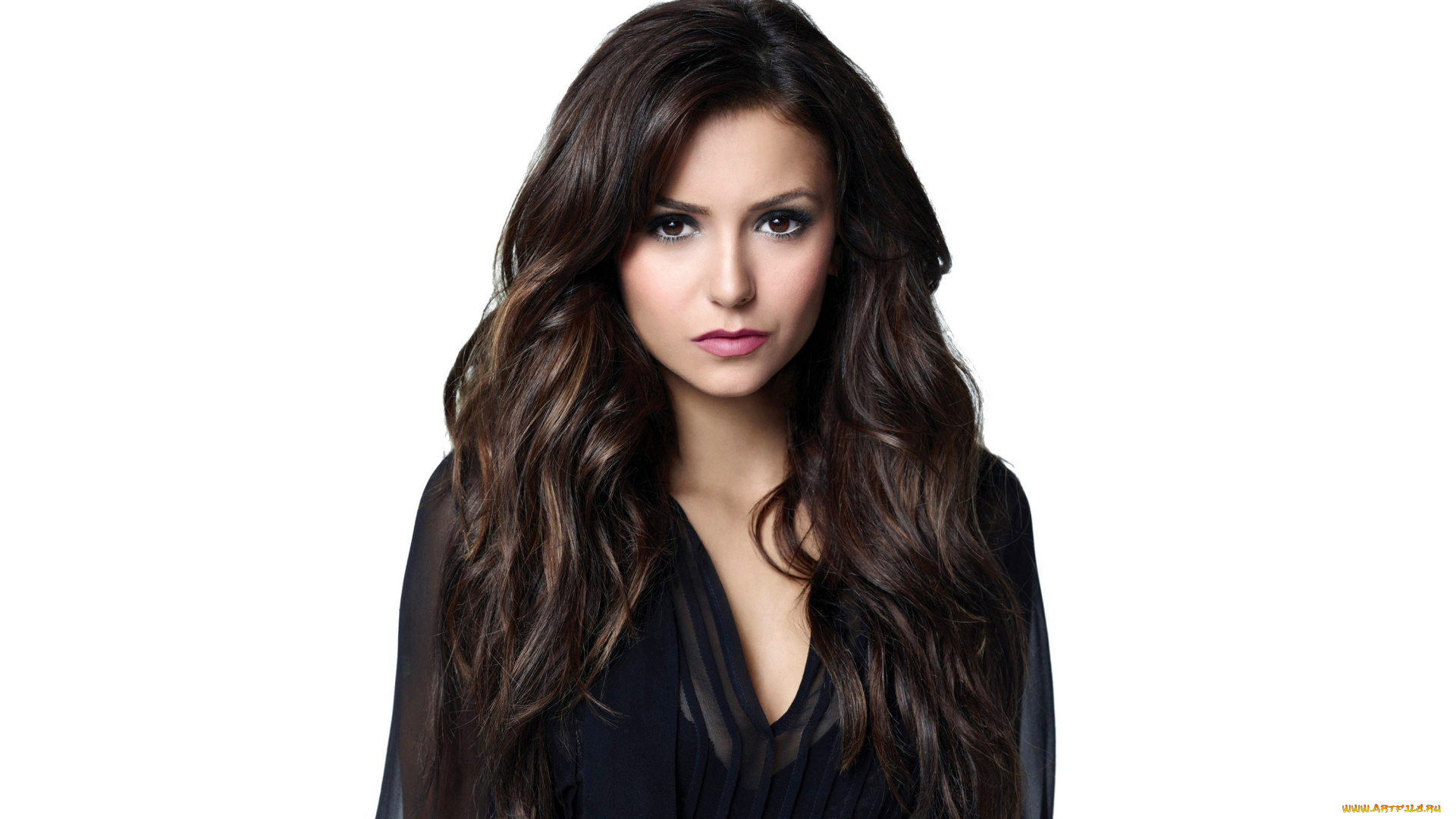 девушки, nina, dobrev, пеньюар, актриса, шатенка, лицо