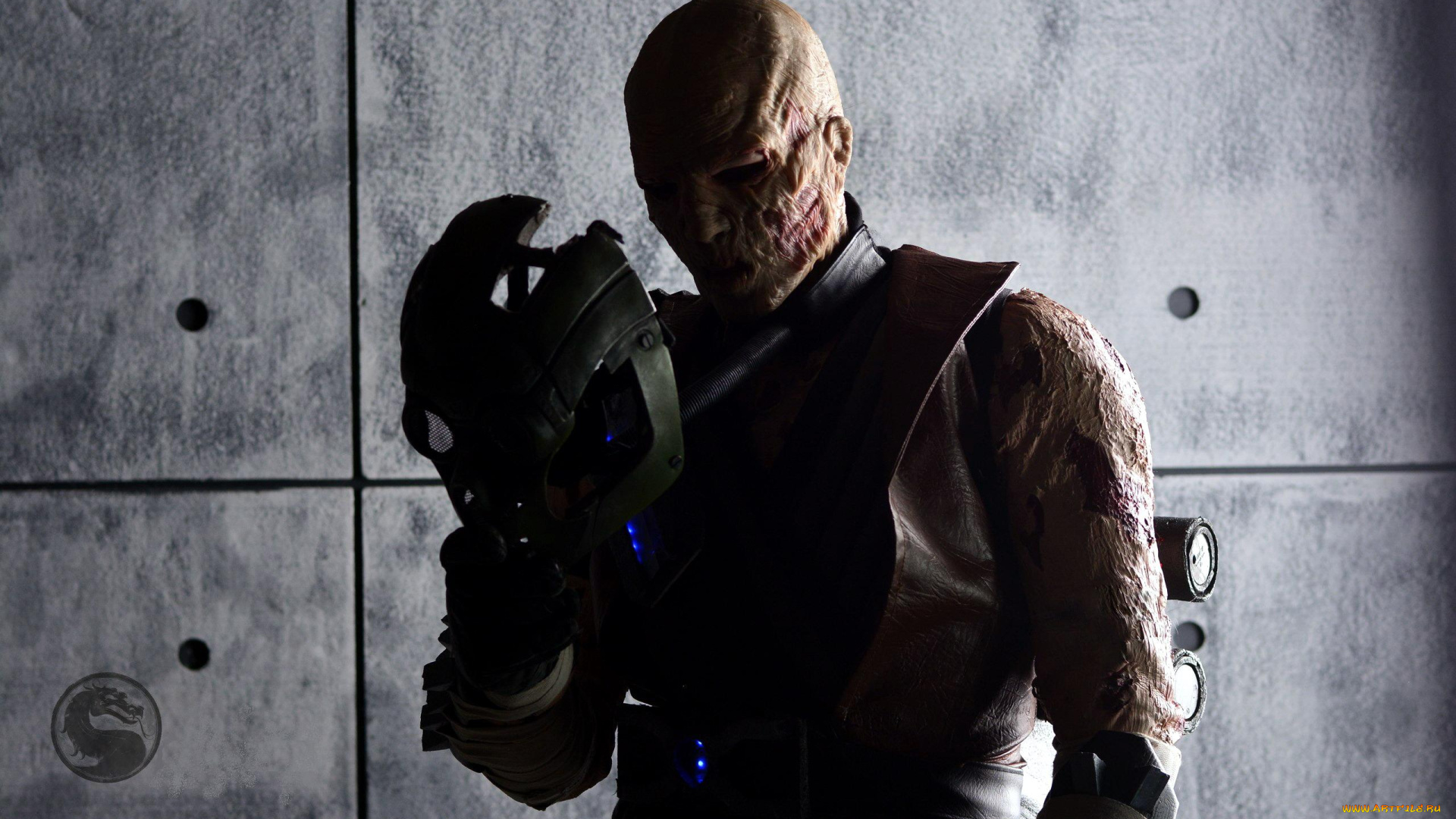 мужчины, -, креатив, , косплей, костюм, маска, боец