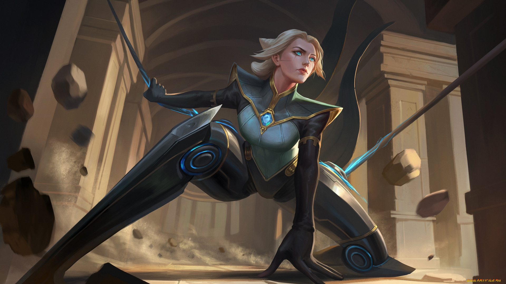 видео, игры, league, of, legends, camilla, камни, храм