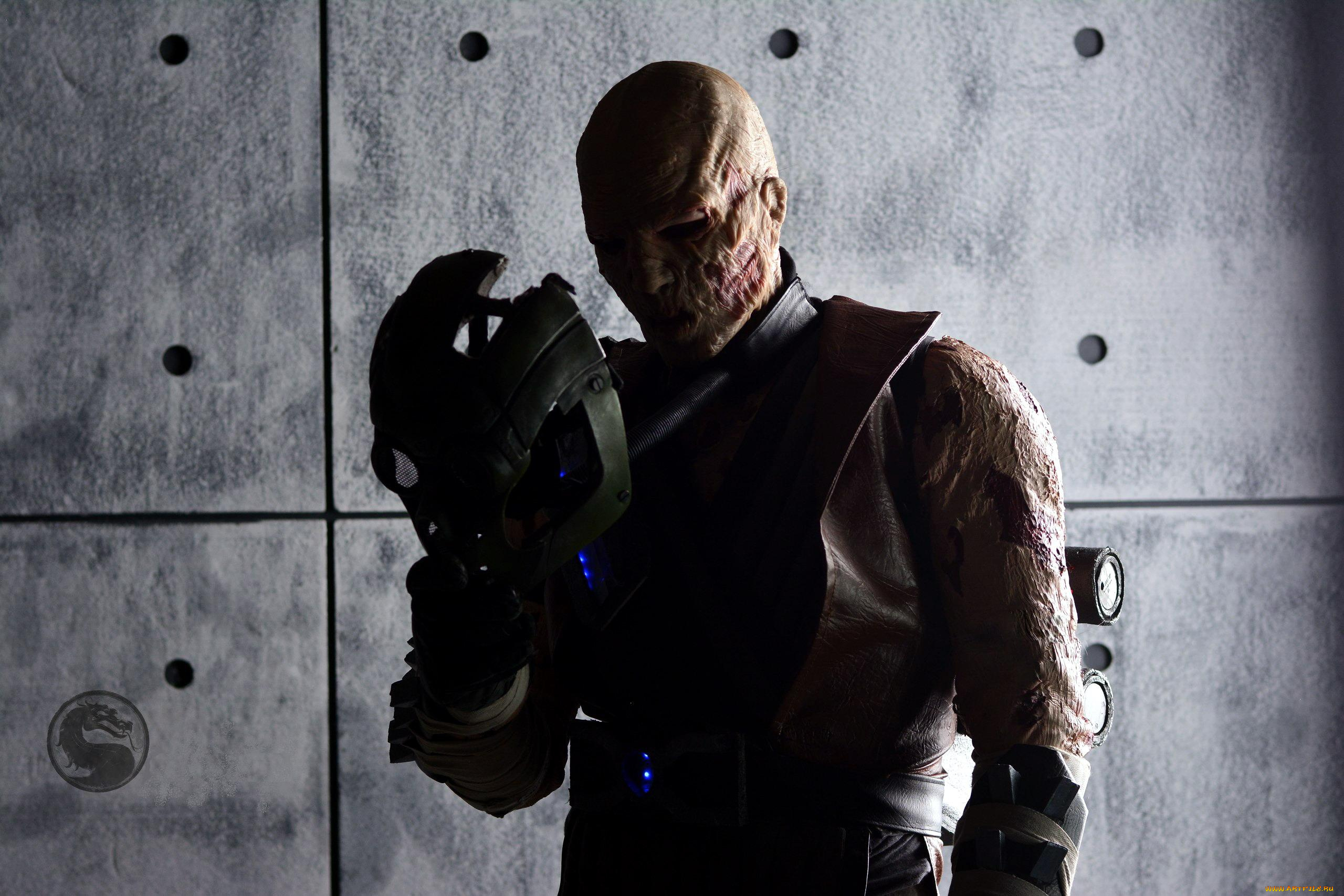 мужчины, -, креатив, , косплей, костюм, маска, боец