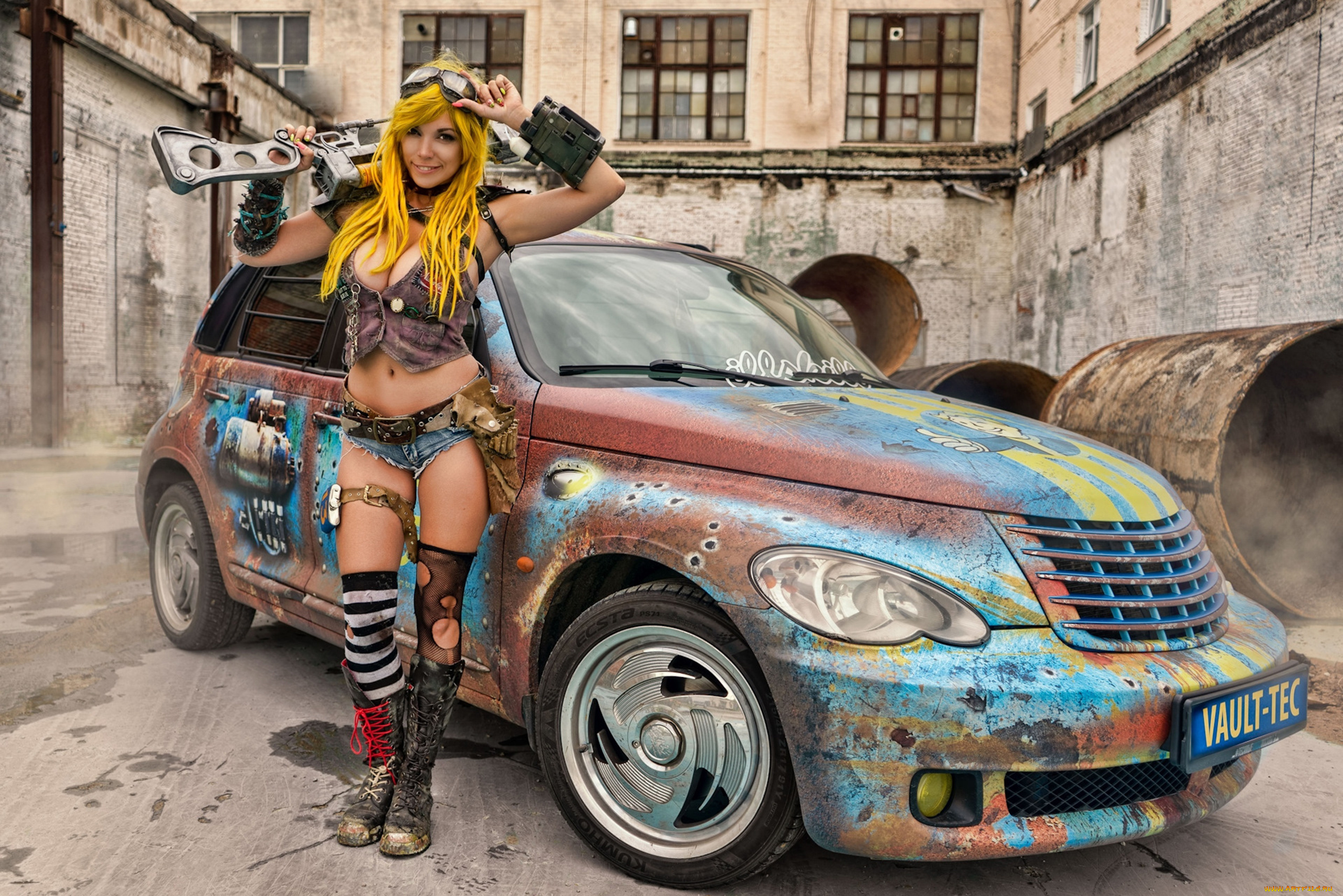 marina, diaghileva, девушки, марина, дягилева, , octokuro, marina, diaghileva, cyberpunk, оружие, автомат, автомобиль, авто, марина, дягилева, девушка, креатив, cosplay, причёска, кислотная, модель, флирт, стройная, фигура, сексуальная, секси, поза, взгляд, макияж