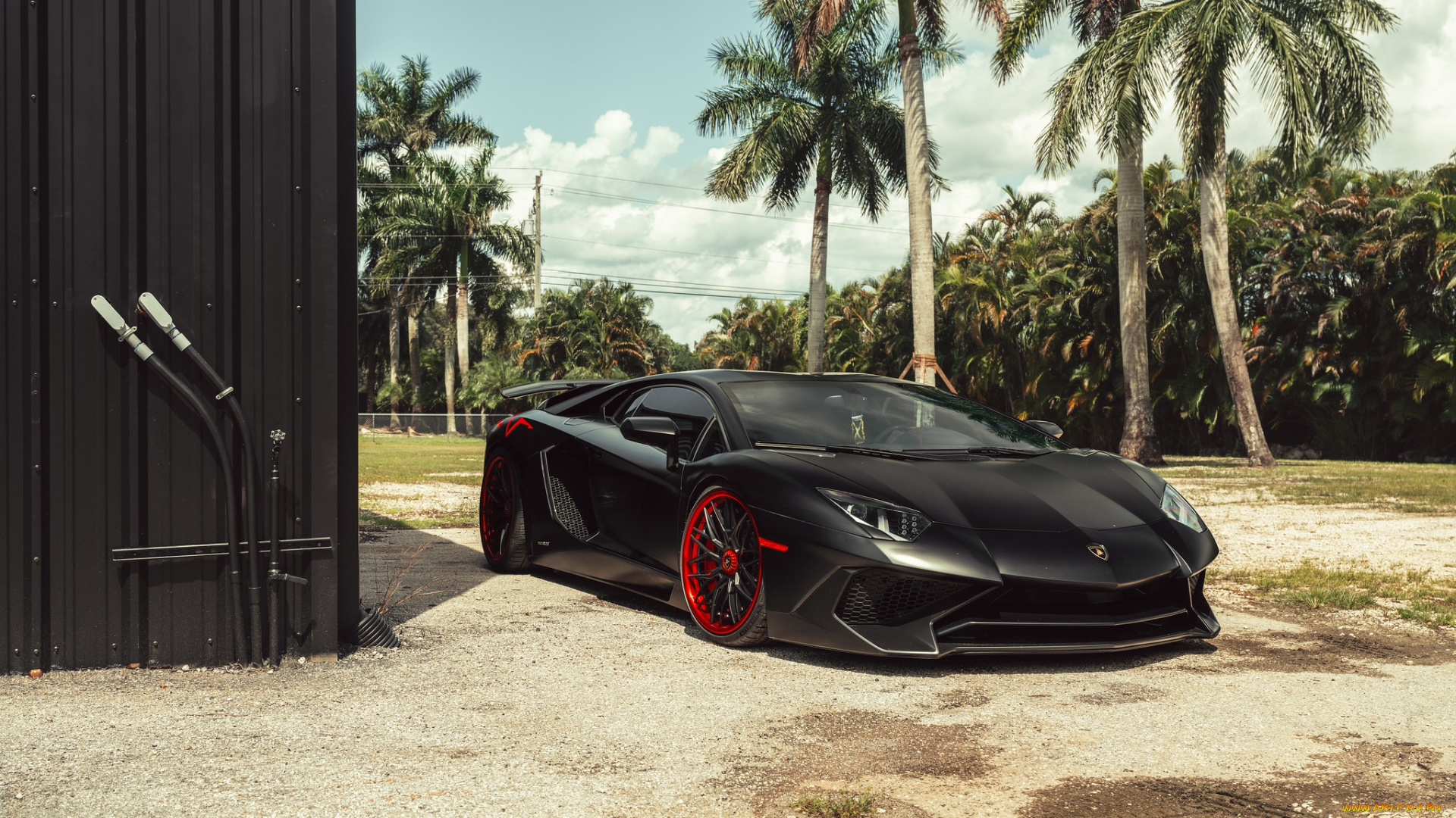 автомобили, lamborghini, red, wheels, aventador, sv