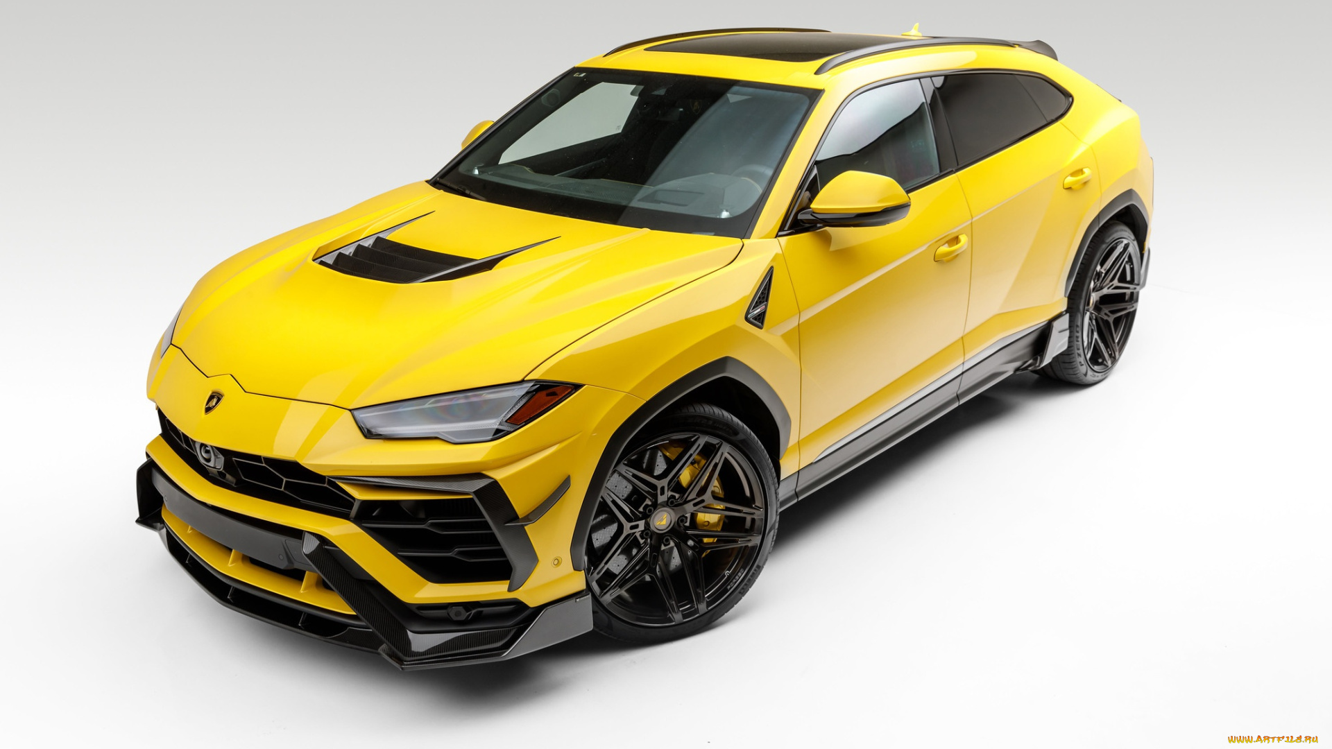 автомобили, lamborghini, yellow, side, suv, urus, vag