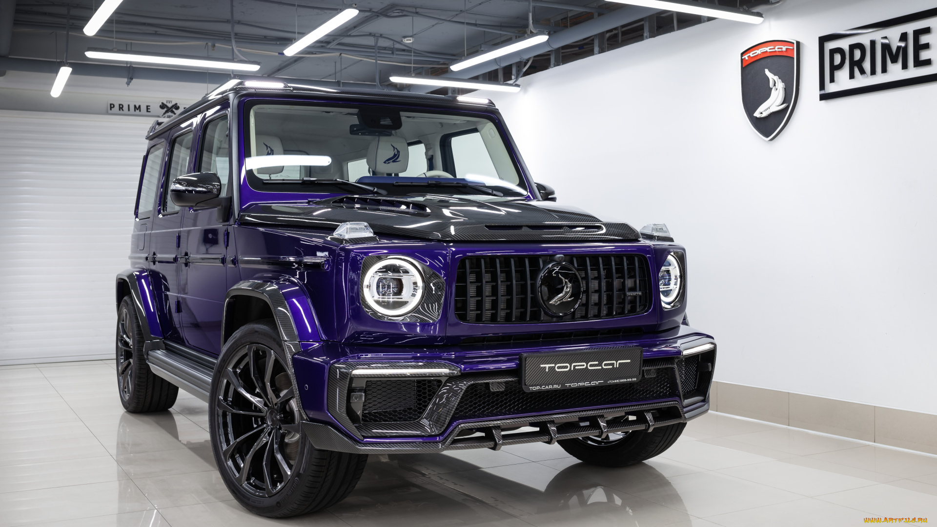 автомобили, mercedes-benz, mercedes, violet, g-class, topcar, w463, g350d, inferno