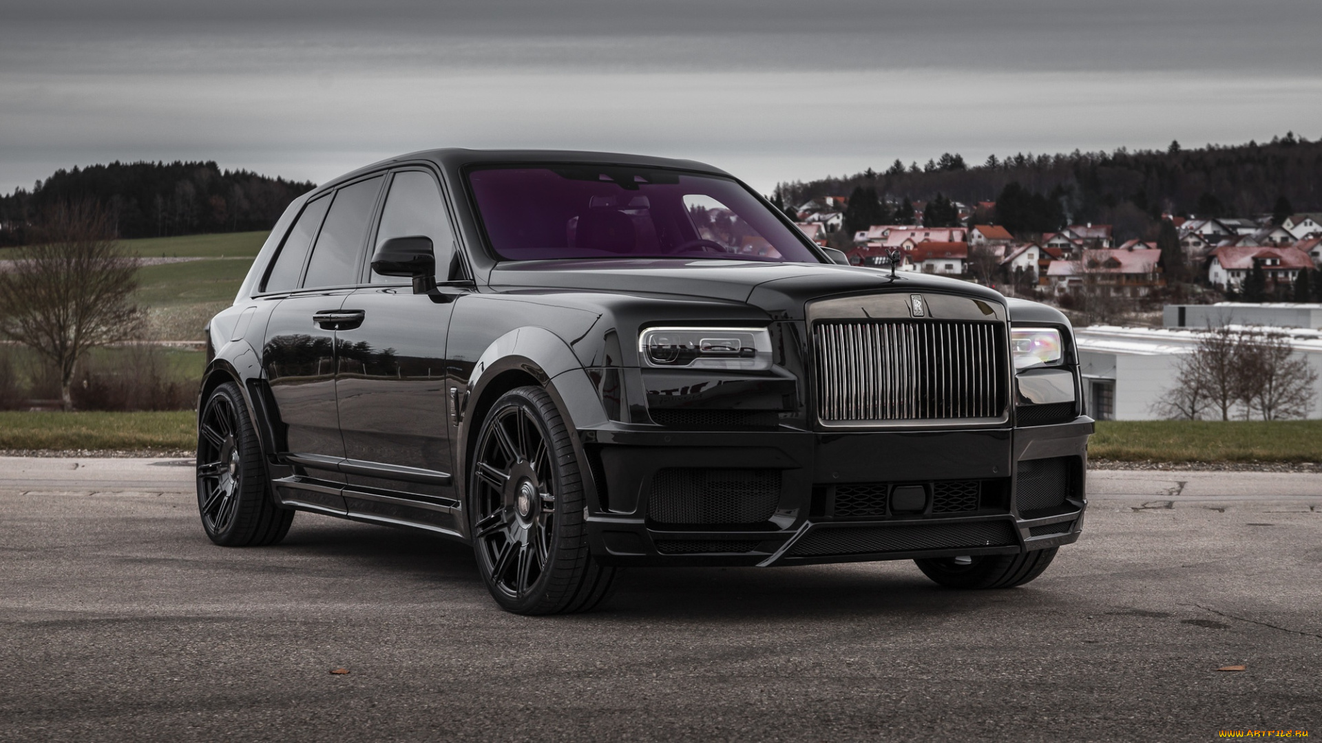 автомобили, rolls-royce, black, suv, face, rols, royce, brick, cullinan