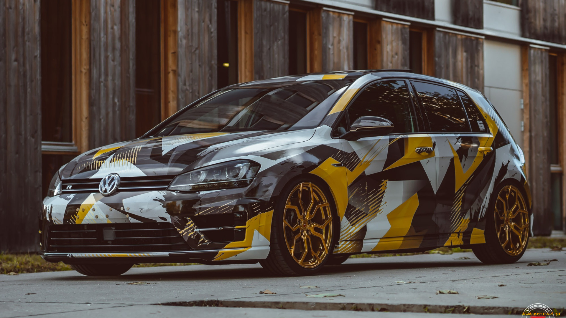 автомобили, volkswagen, forged, golf, vossen