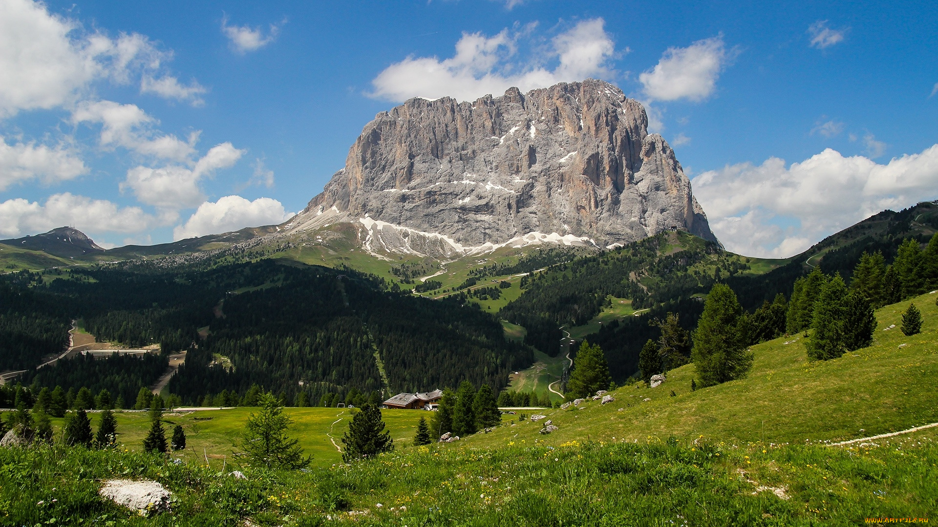 доломитовые, альпы, швейцария, природа, горы, доломитовые, альпы, швейцария, гора