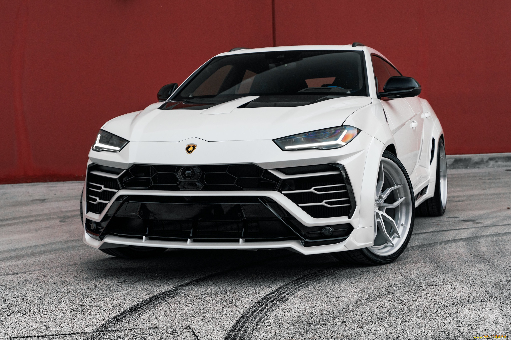 автомобили, lamborghini, white, suv, urus, vag
