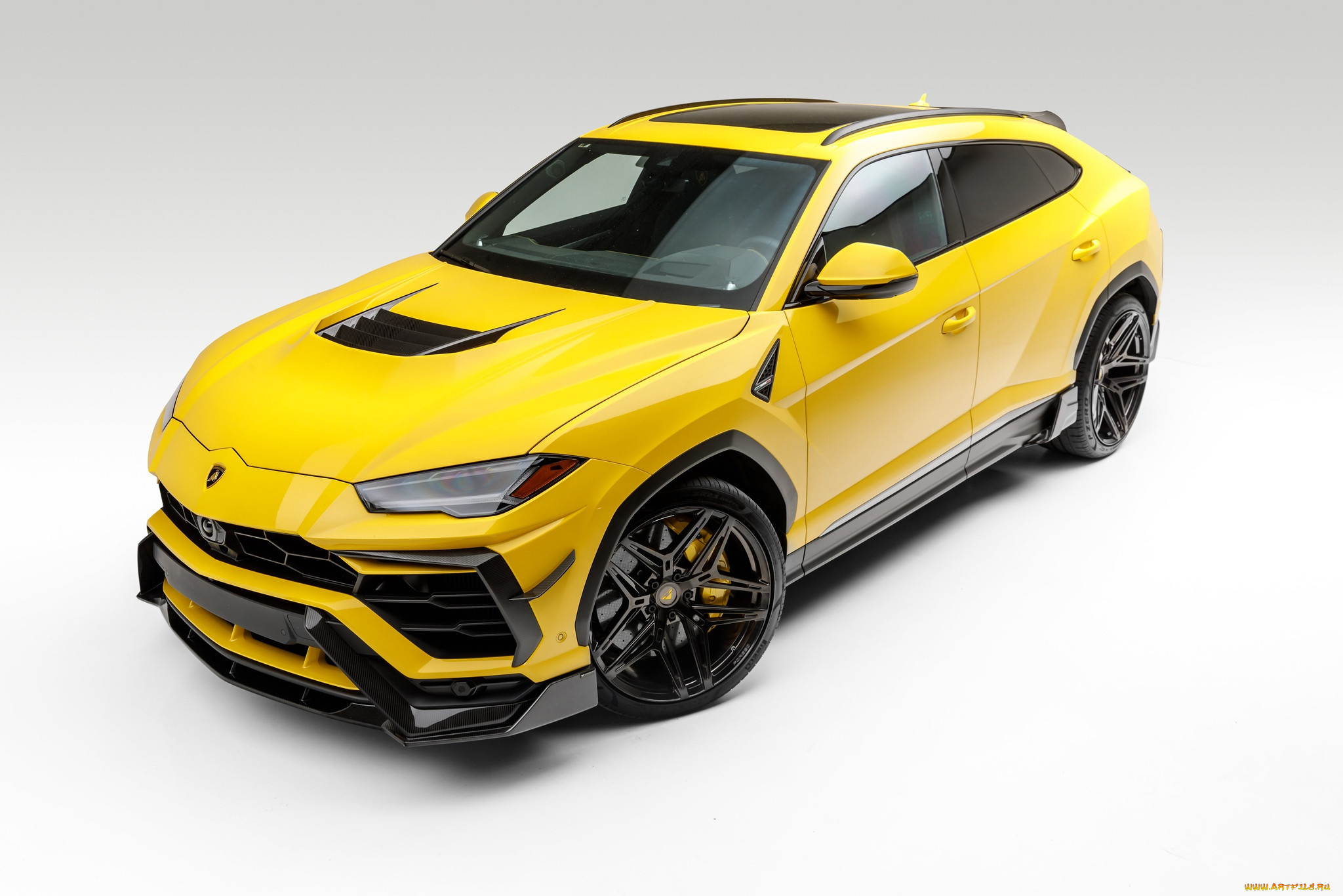 автомобили, lamborghini, yellow, side, suv, urus, vag