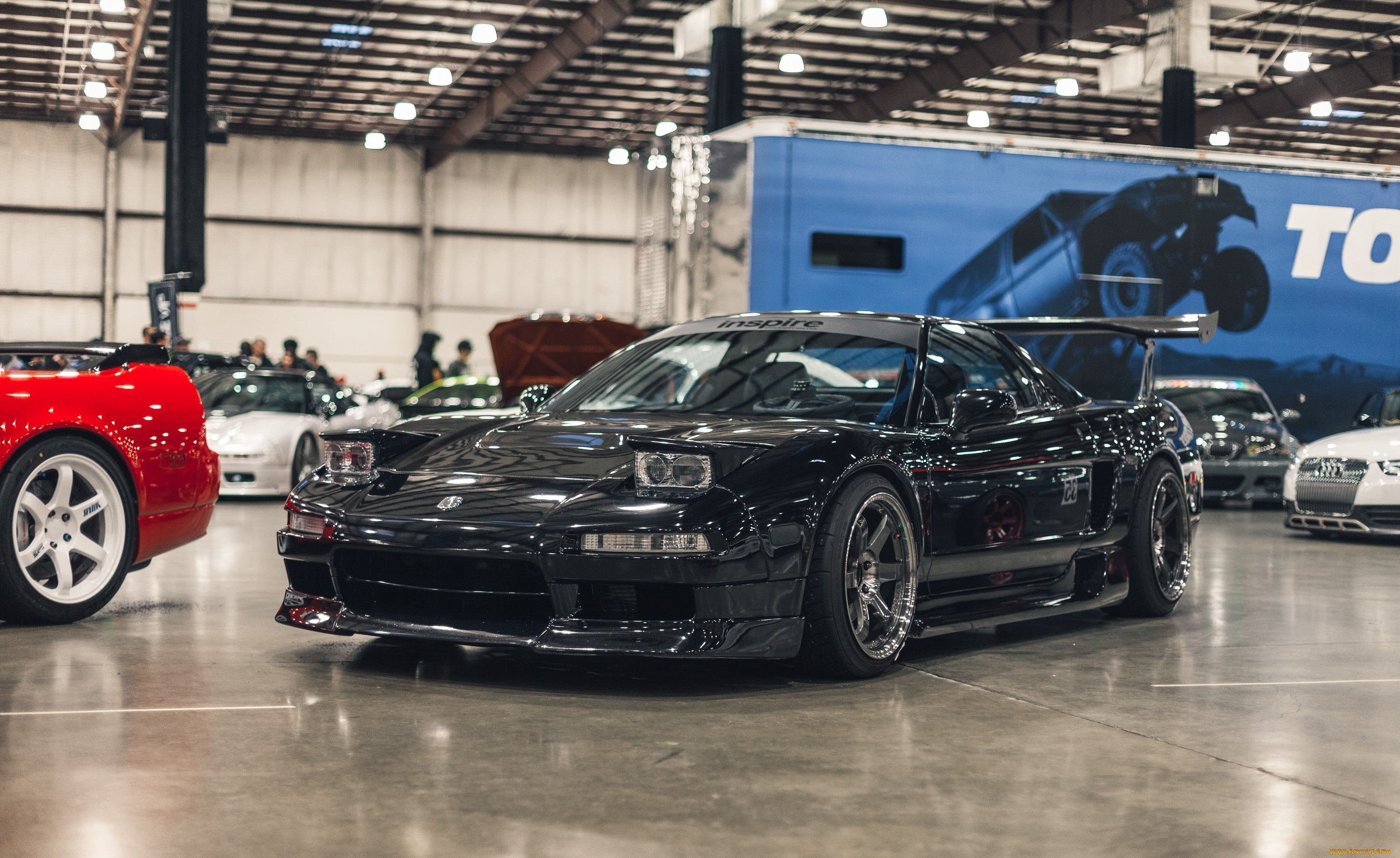 автомобили, выставки, и, уличные, фото, honda, front, black, nsx, stance, stancenation