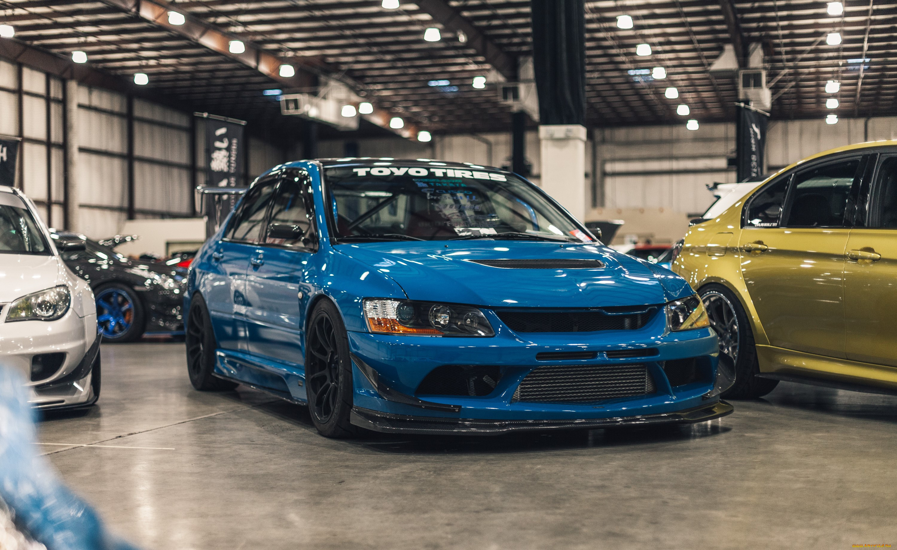 автомобили, выставки, и, уличные, фото, mitsubishi, blue, lancer, evolution, stance, stancenation