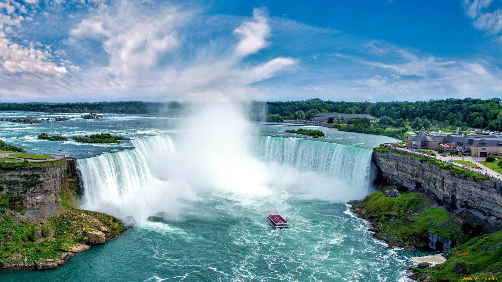 horseshoe, falls, niagara, , canada, природа, водопады, horseshoe, falls, canada