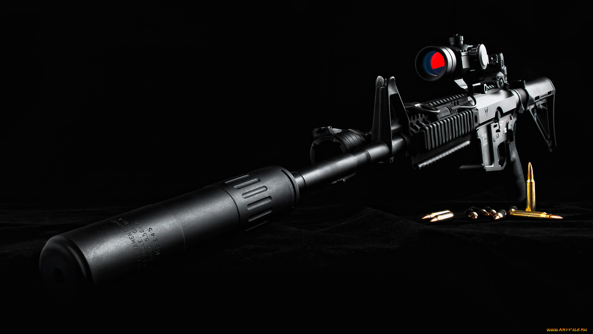 оружие, снайперская, винтовка, ar-15