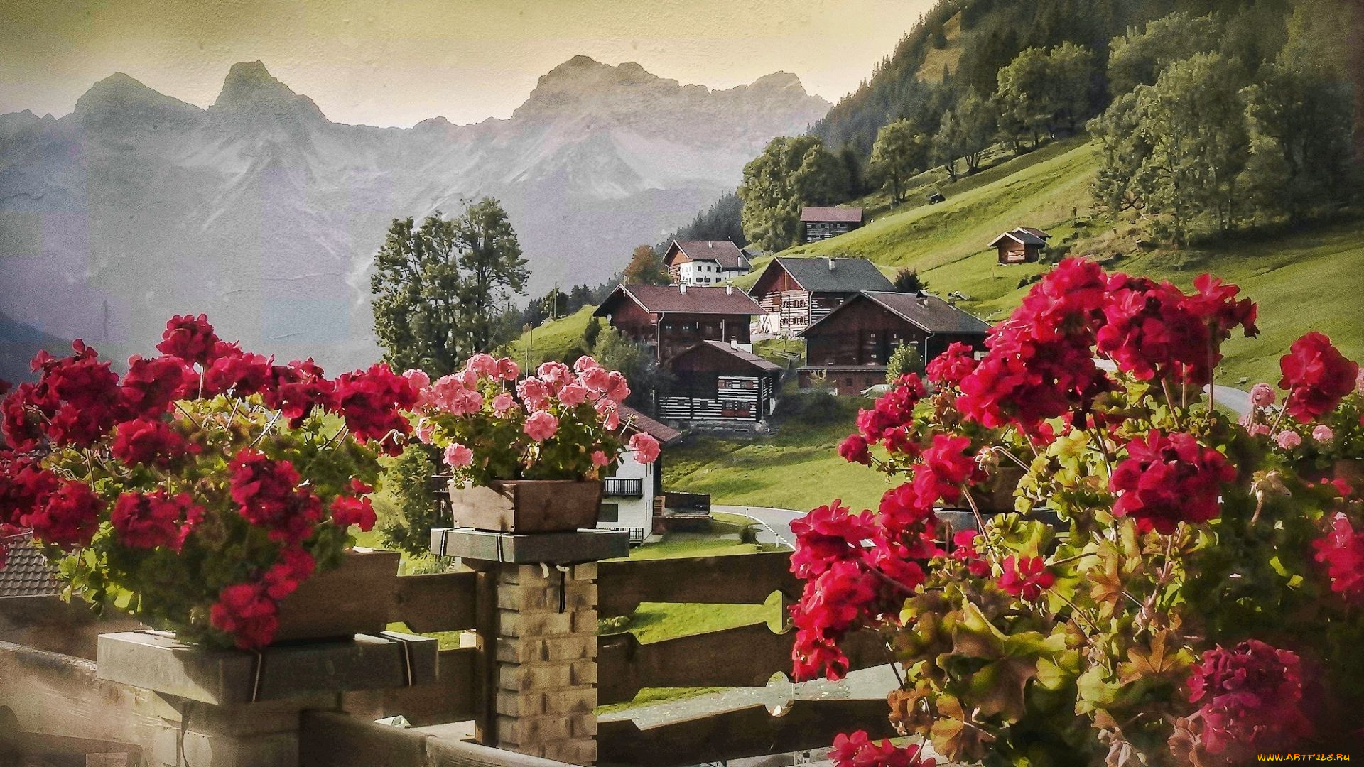 tyrol, austria, города, -, здания, , дома