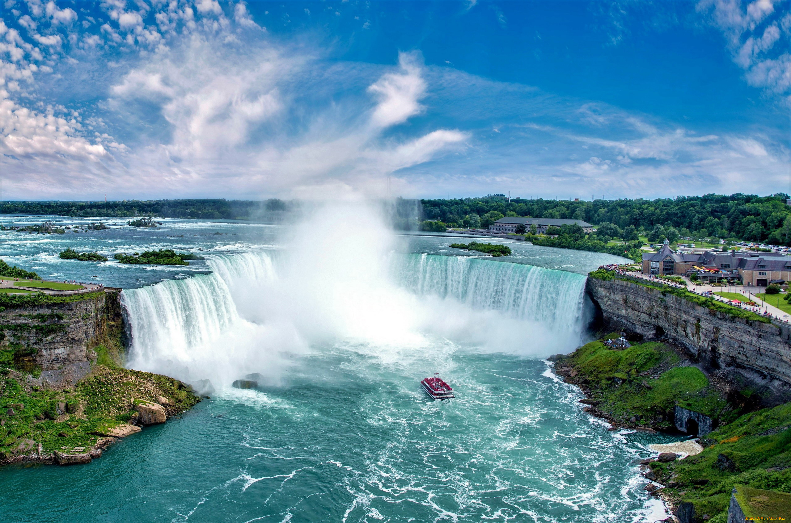 horseshoe, falls, niagara, , canada, природа, водопады, horseshoe, falls, canada